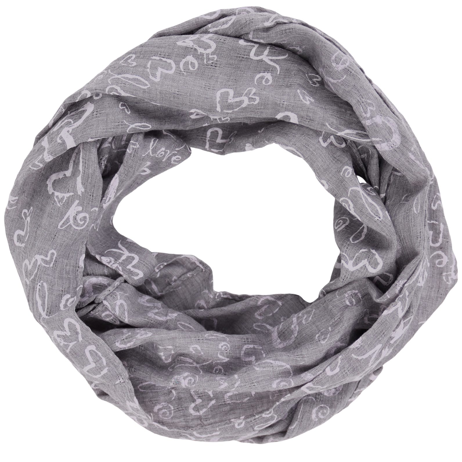 MIRROSI Loop Damen Schal mit Love günstig online kaufen