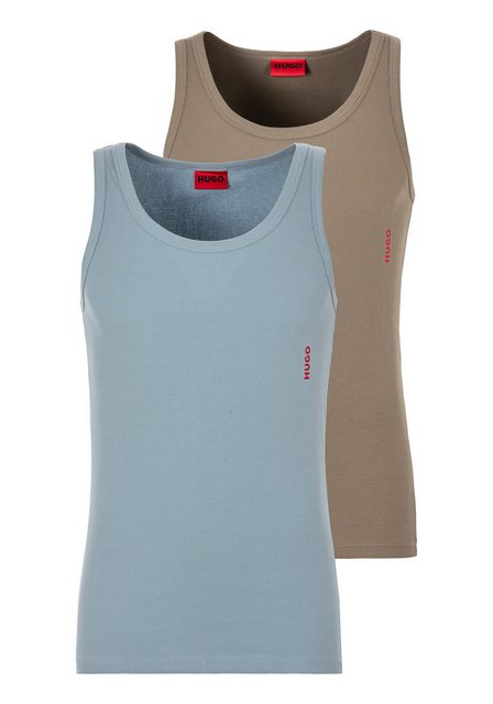 HUGO Tanktop Twin Pack (Packung, 2-tlg) mit Markenlabel in Kontrastfarbe günstig online kaufen