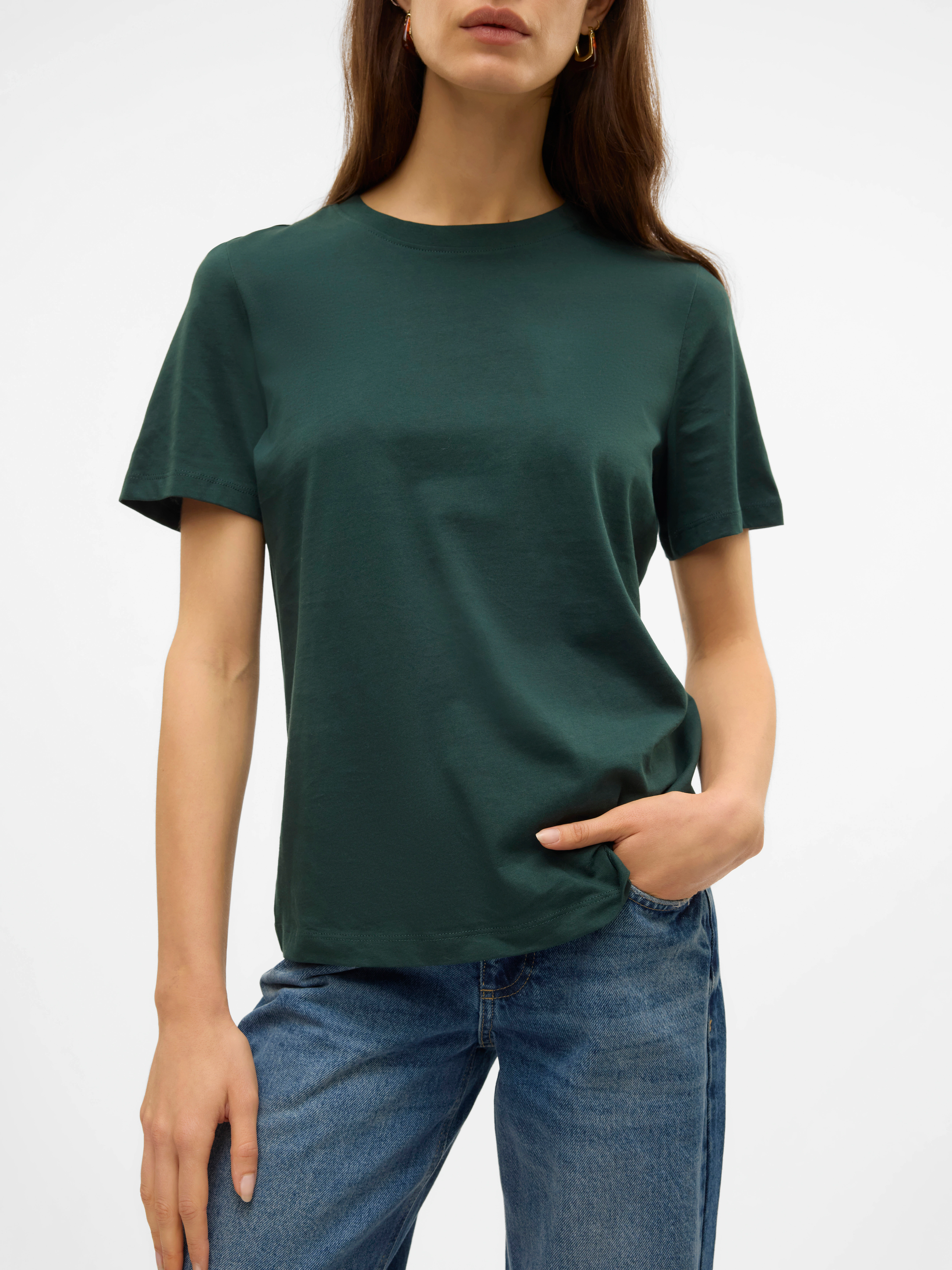 Vero Moda Kurzarmshirt "VMPAULINA SS T-SHIRT GA JRS NOOS" günstig online kaufen