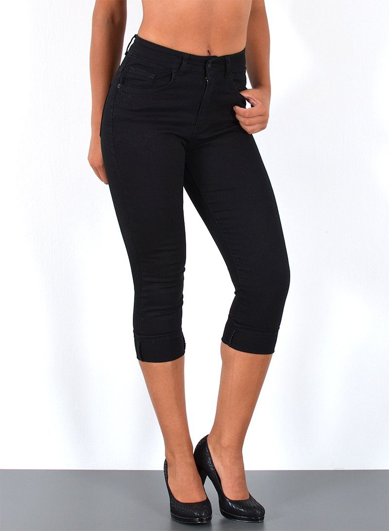 ESRA Caprijeans Damen 3/4 Capri Jeans günstig online kaufen