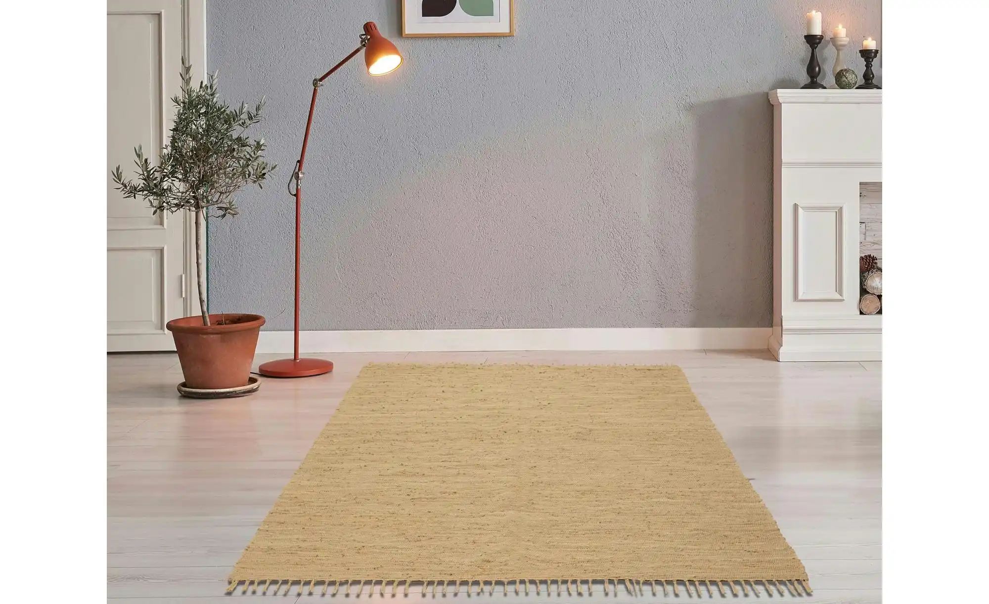 THEKO Teppich  Happy Co ¦ beige ¦ Baumwolle ¦ Maße (cm): B: 160 H: 0,5 Tepp günstig online kaufen