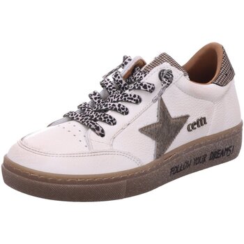 Cetti  Halbschuhe Schnuerschuhe Mit Fell abgesetzt C-1320 SRA -USED WHITE günstig online kaufen