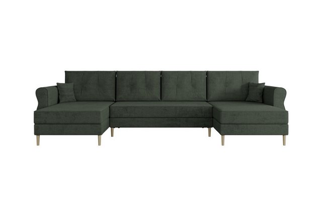 ALTDECOR Wohnlandschaft HERMES-U, Couch mit Schlaffunktion, Wohnzimmer - Wo günstig online kaufen