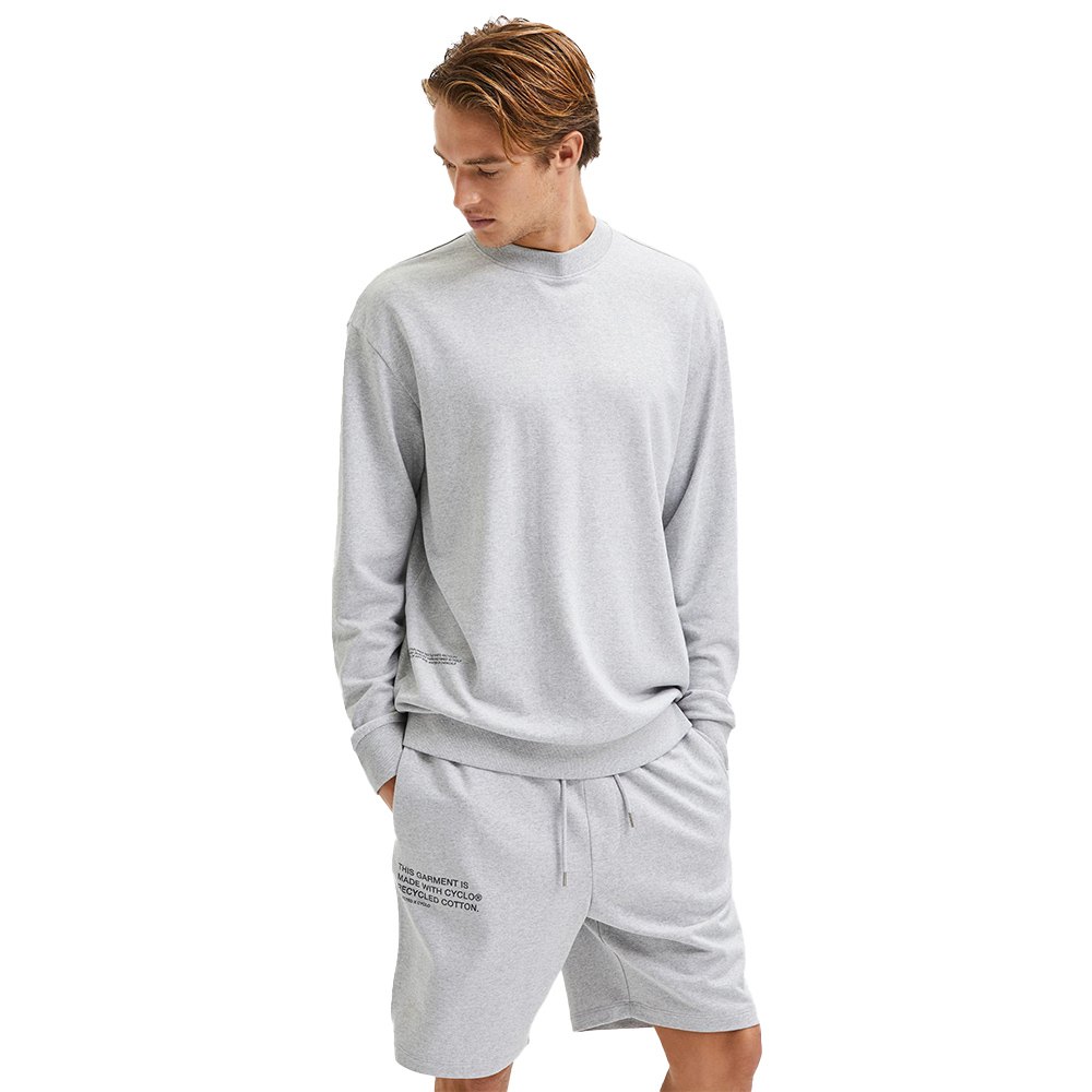 Selected Relax Aaren Pullover XL Grey Melange günstig online kaufen