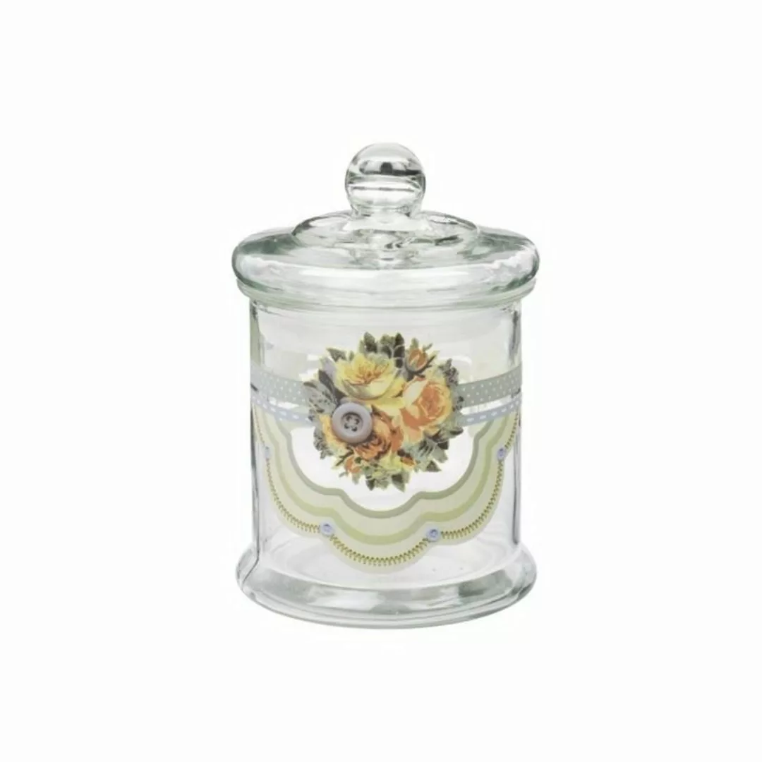 EK Vorratsbehälter Glasdose Greta mit Blumendesign 18,5x28cm (444698) günstig online kaufen