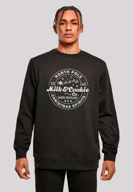 F4NT4STIC Sweatshirt Milk and Cookie Bakery Retro Weihnachten Sign Premium günstig online kaufen