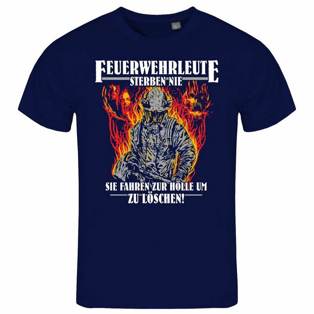 deinshirt Print-Shirt Herren T-Shirt Feuerwehrleute sterben nie Funshirt mi günstig online kaufen