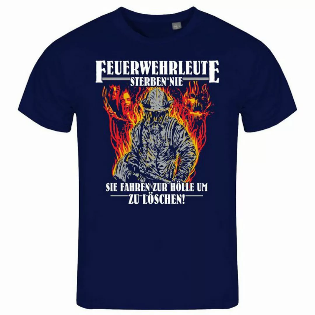 deinshirt Print-Shirt Herren T-Shirt Feuerwehrleute sterben nie Funshirt mi günstig online kaufen