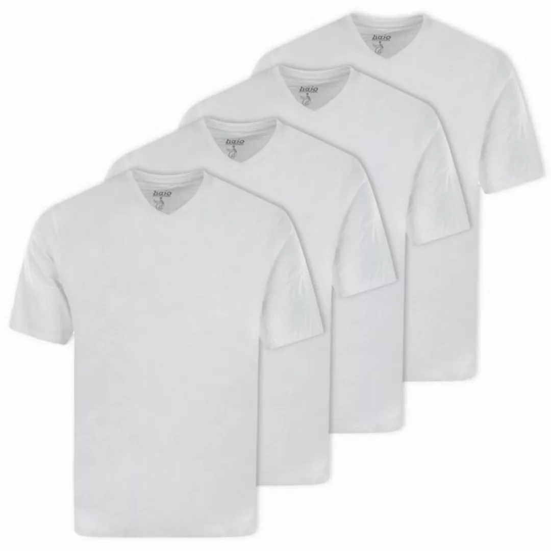 Hajo T-Shirt Herren T-Shirt, 4er Pack - Basic, Kurzarm günstig online kaufen