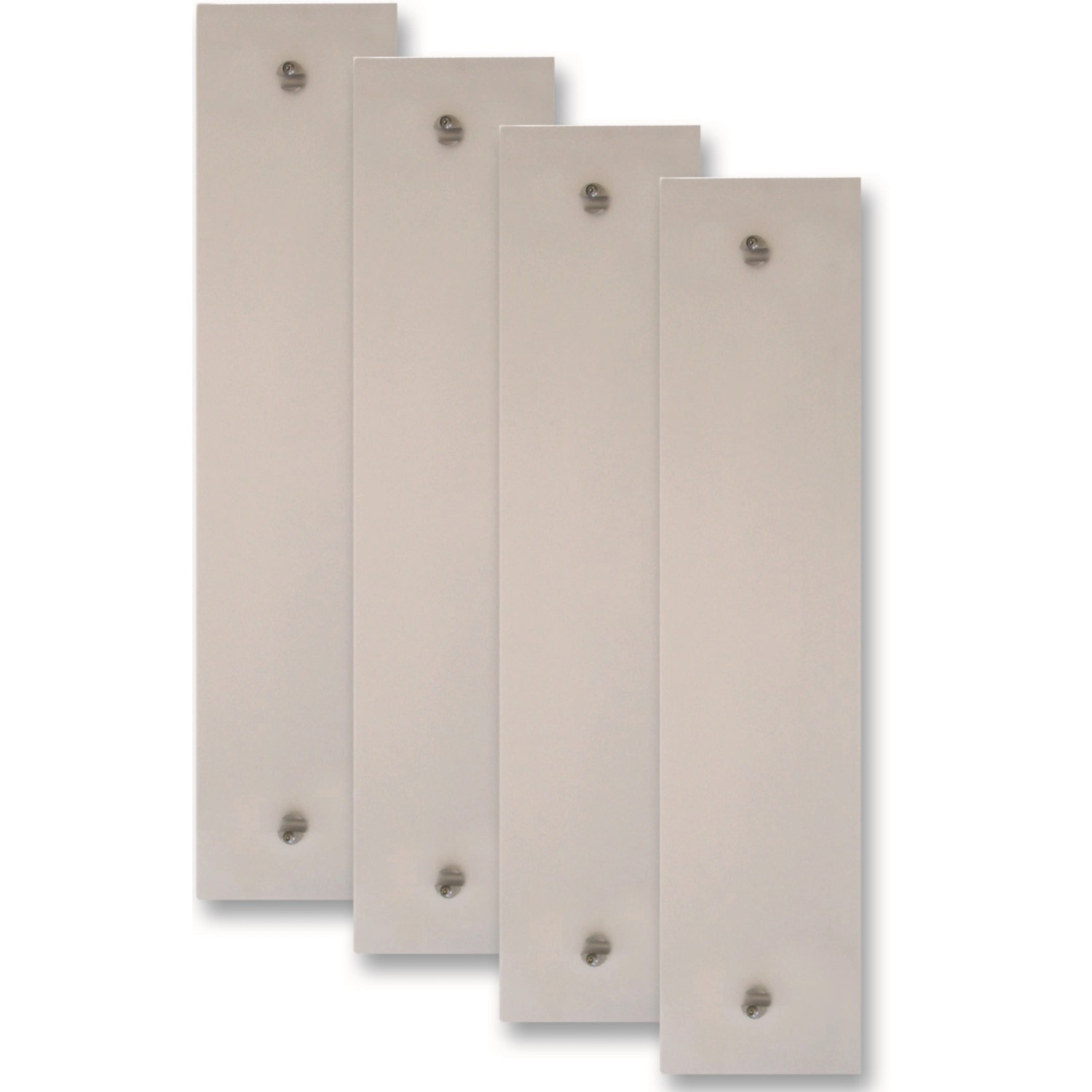 Treba Füllungs-Set Acrylglas F21 72 cm x 17 cm x 0,6 m Weiß Satiniert 4-tei günstig online kaufen