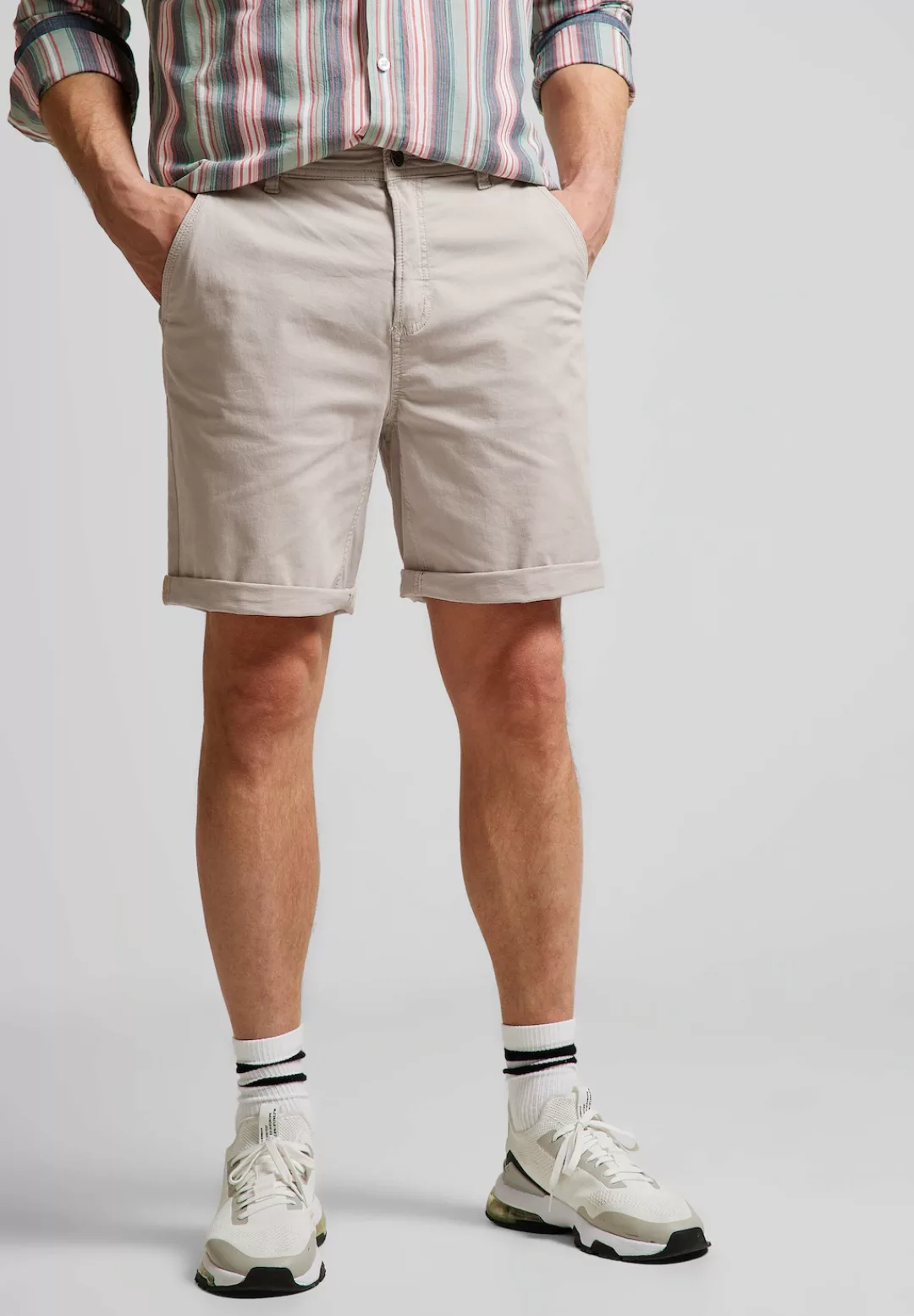 STREET ONE MEN Shorts, in Unifarbe günstig online kaufen