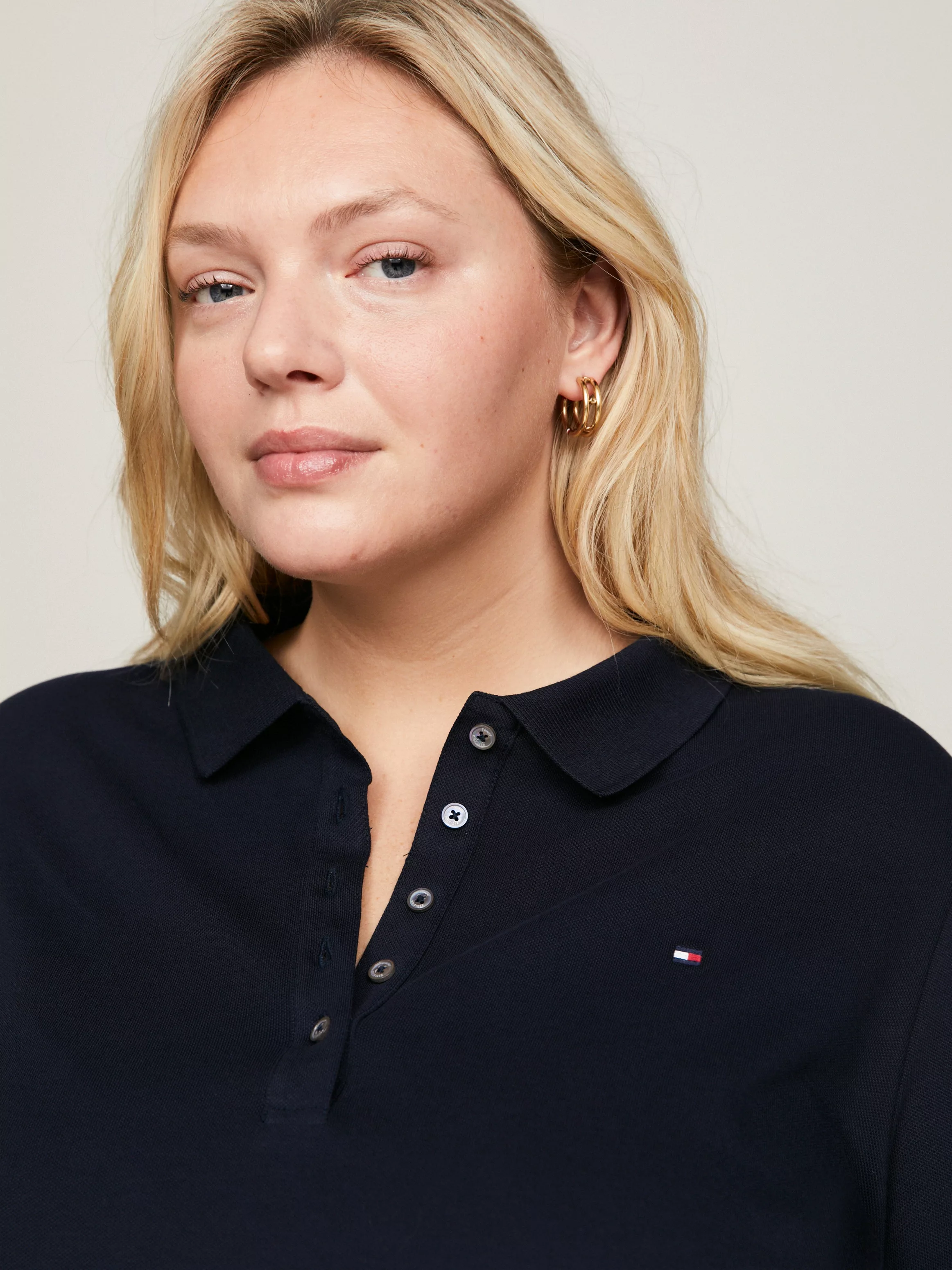 Tommy Hilfiger Curve Poloshirt "CRV 1985 REG PIQUE POLO SS", in großen Größ günstig online kaufen