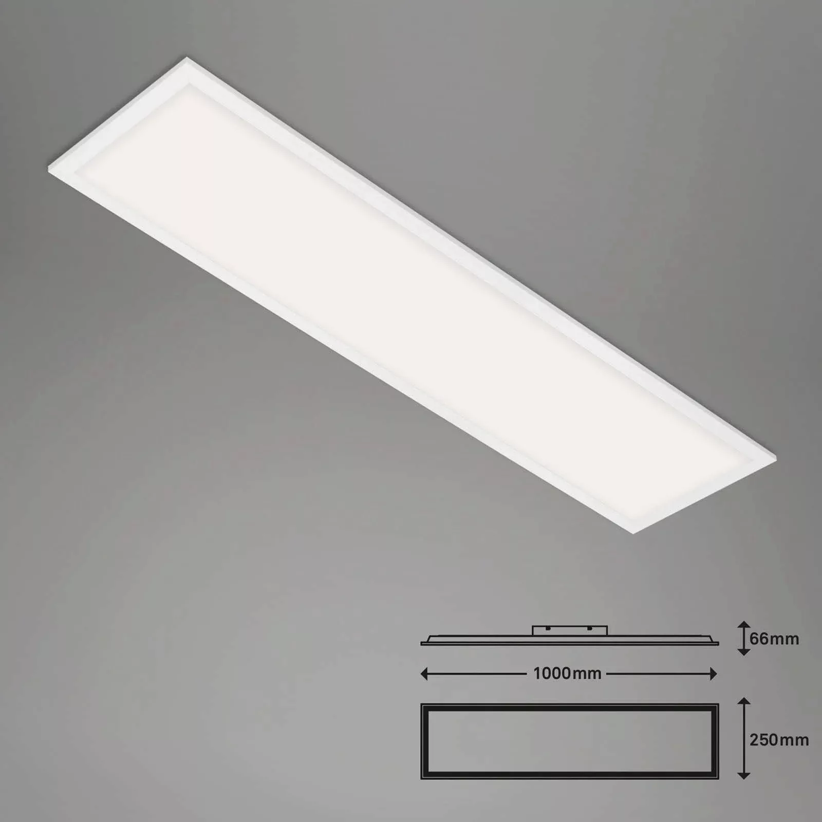 LED-Deckenlampe Piatto S dimmbar CCT weiß 100x25cm günstig online kaufen