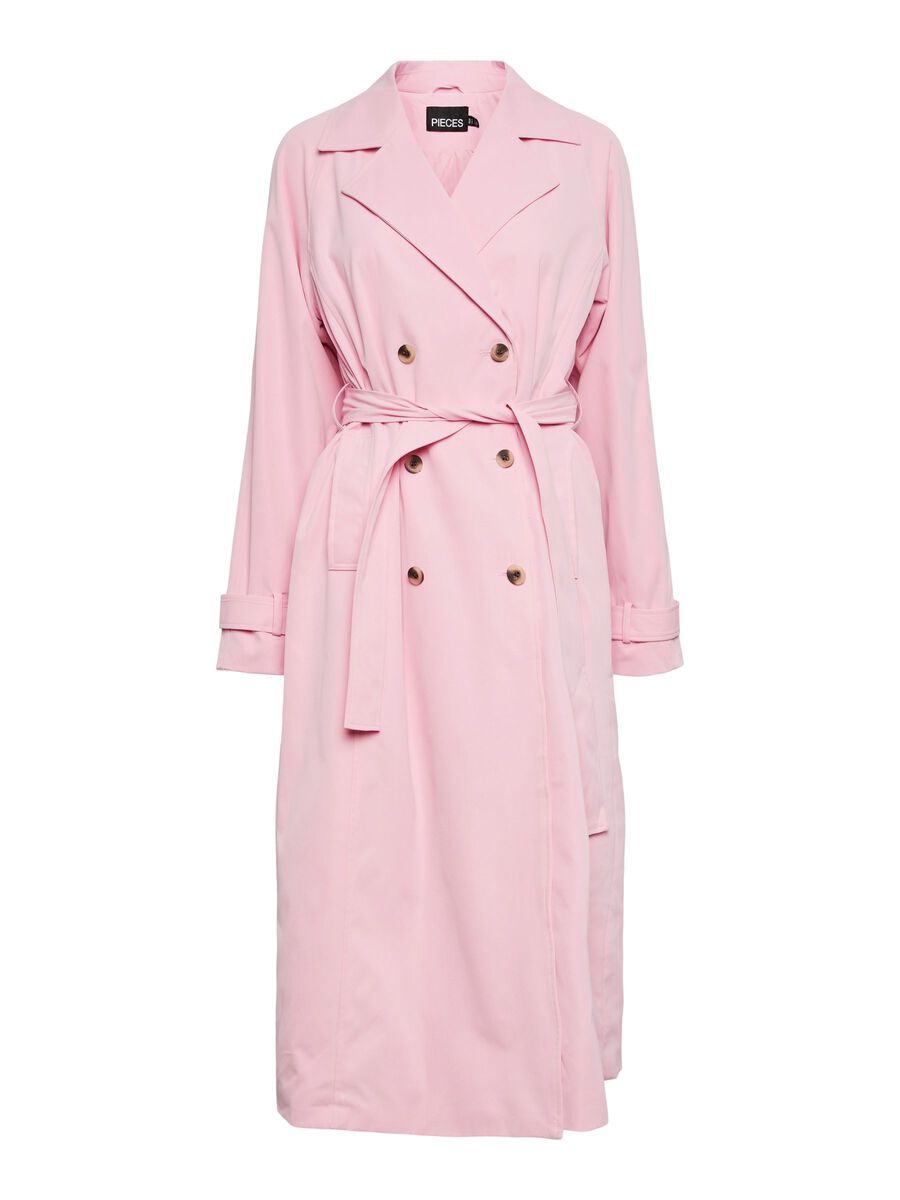 PIECES Pcmille Trenchcoat Damen Pink günstig online kaufen