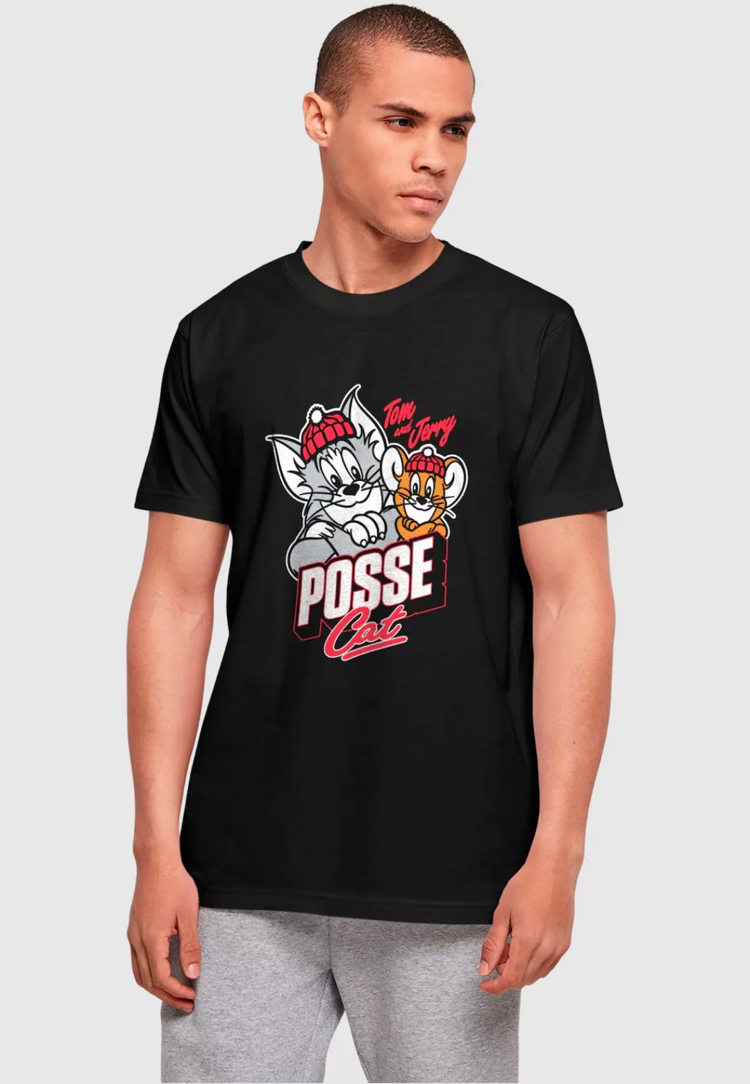 ABSOLUTE CULT T-Shirt "ABSOLUTE CULT Herren Tom and Jerry - Posse Cat T-Shi günstig online kaufen