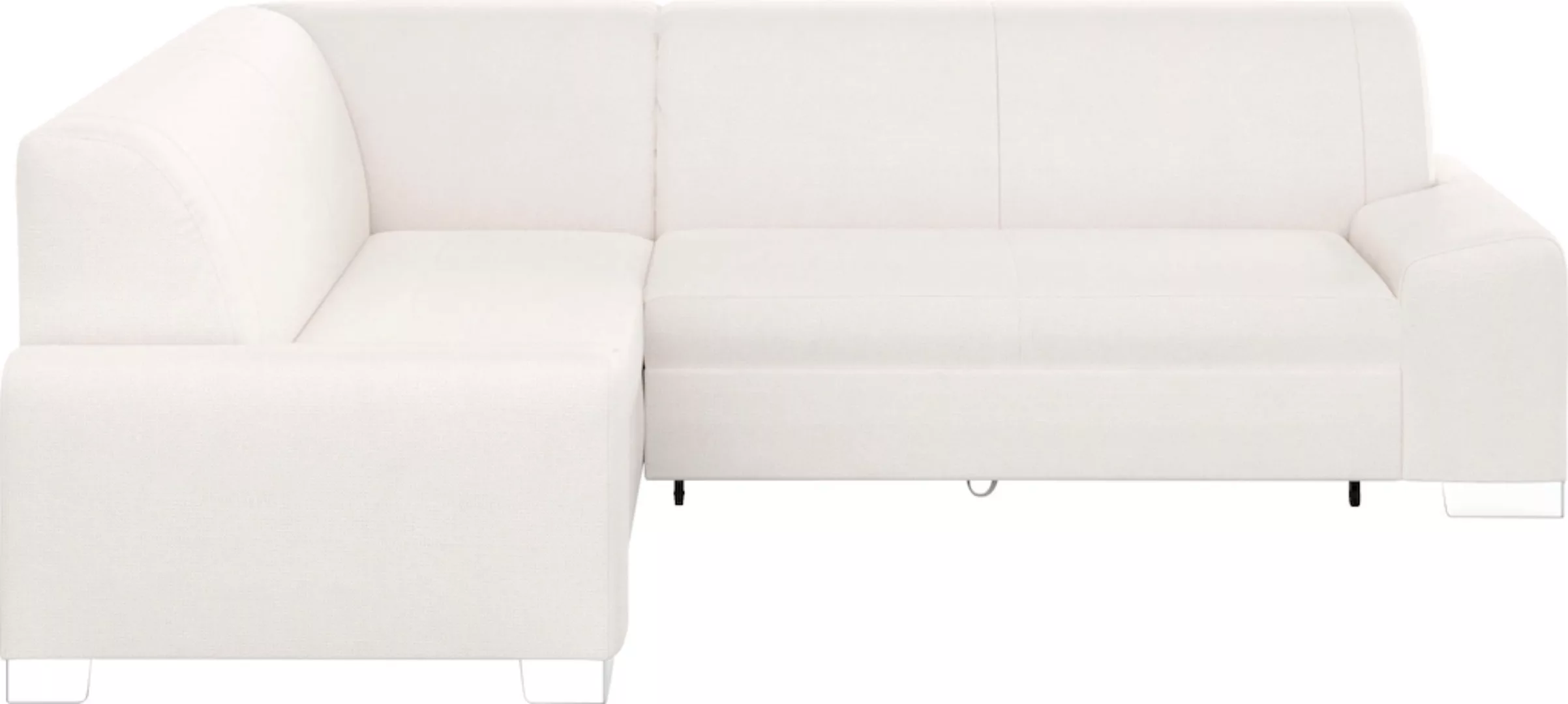 DOMO collection Ecksofa "Anzio L-Form", Wahlweise mit Bettfunktion und Fede günstig online kaufen