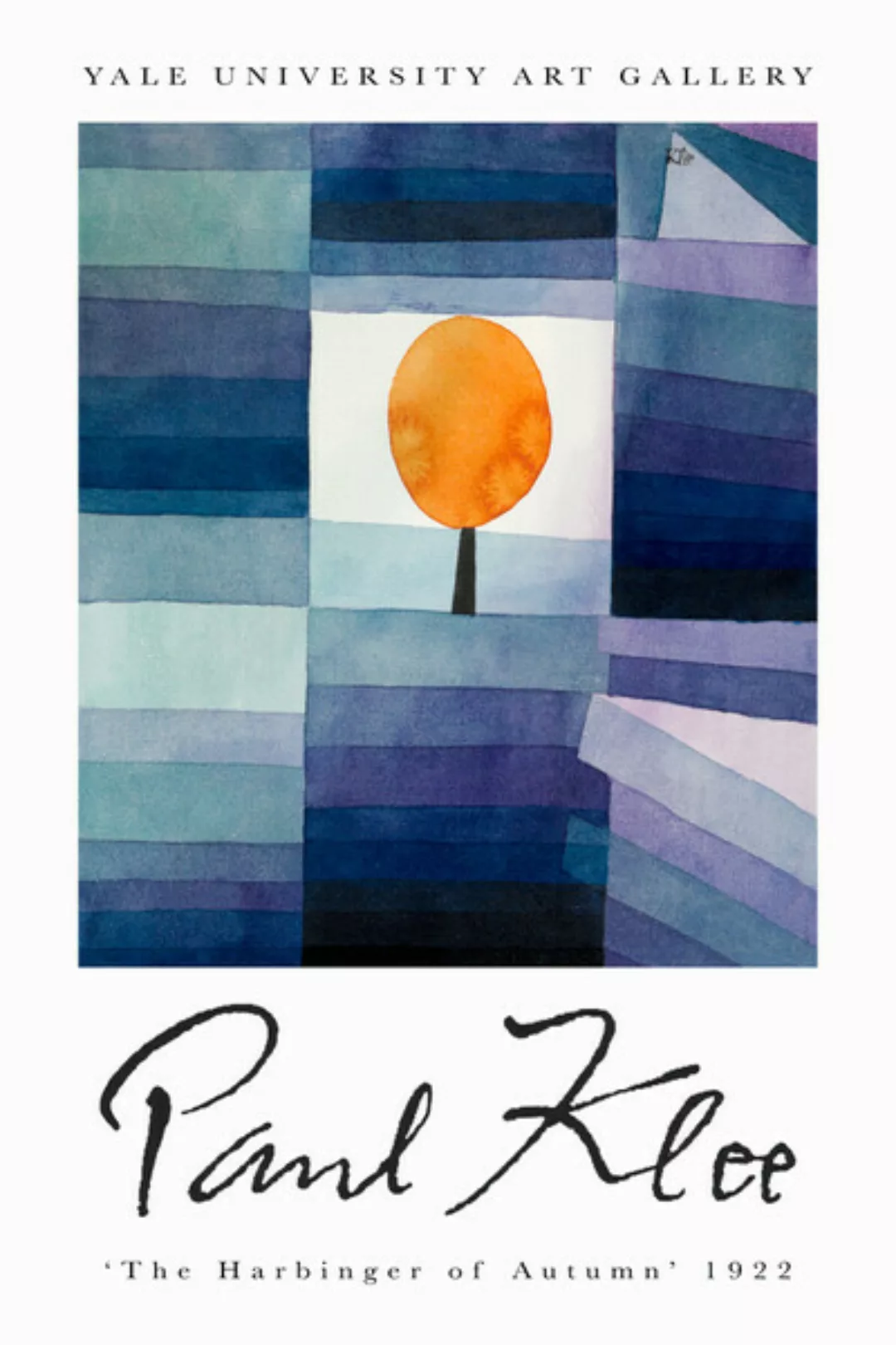 Poster / Leinwandbild - The Harbinger Of Autumn By Paul Klee günstig online kaufen