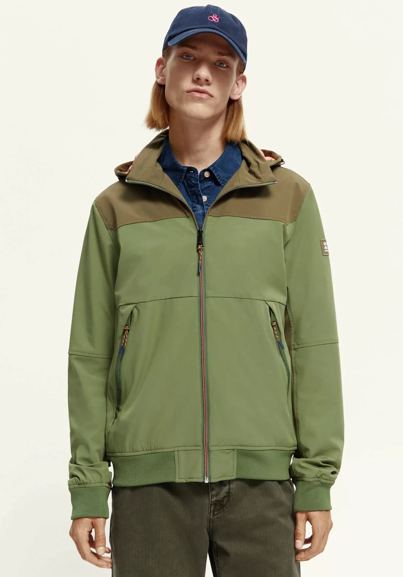 Scotch & Soda Outdoorjacke Hooded colourblock jacket im modischem colorbloc günstig online kaufen