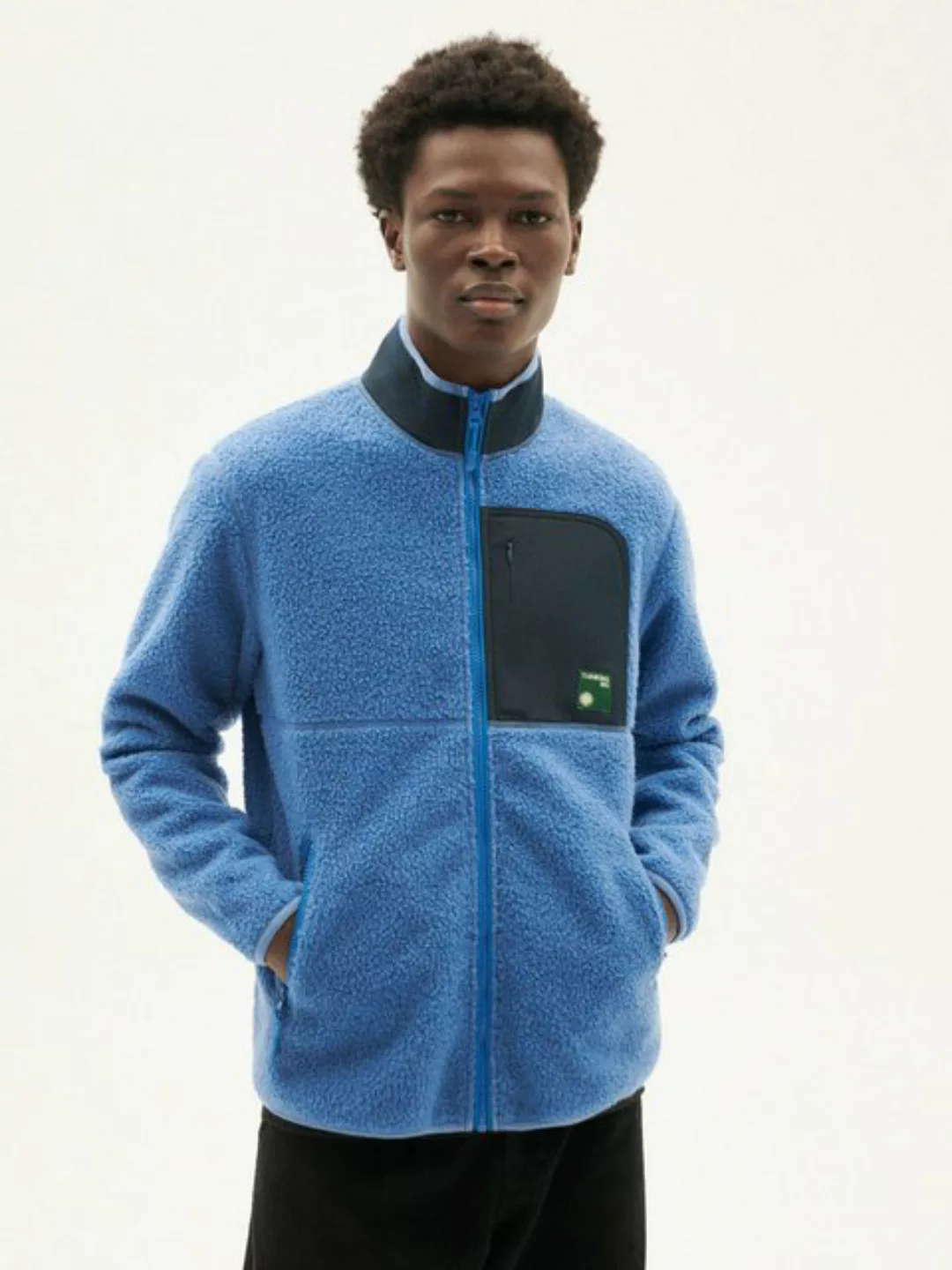 Thinking Mu Fleecejacke Ivory Lewis Sweatshirt günstig online kaufen