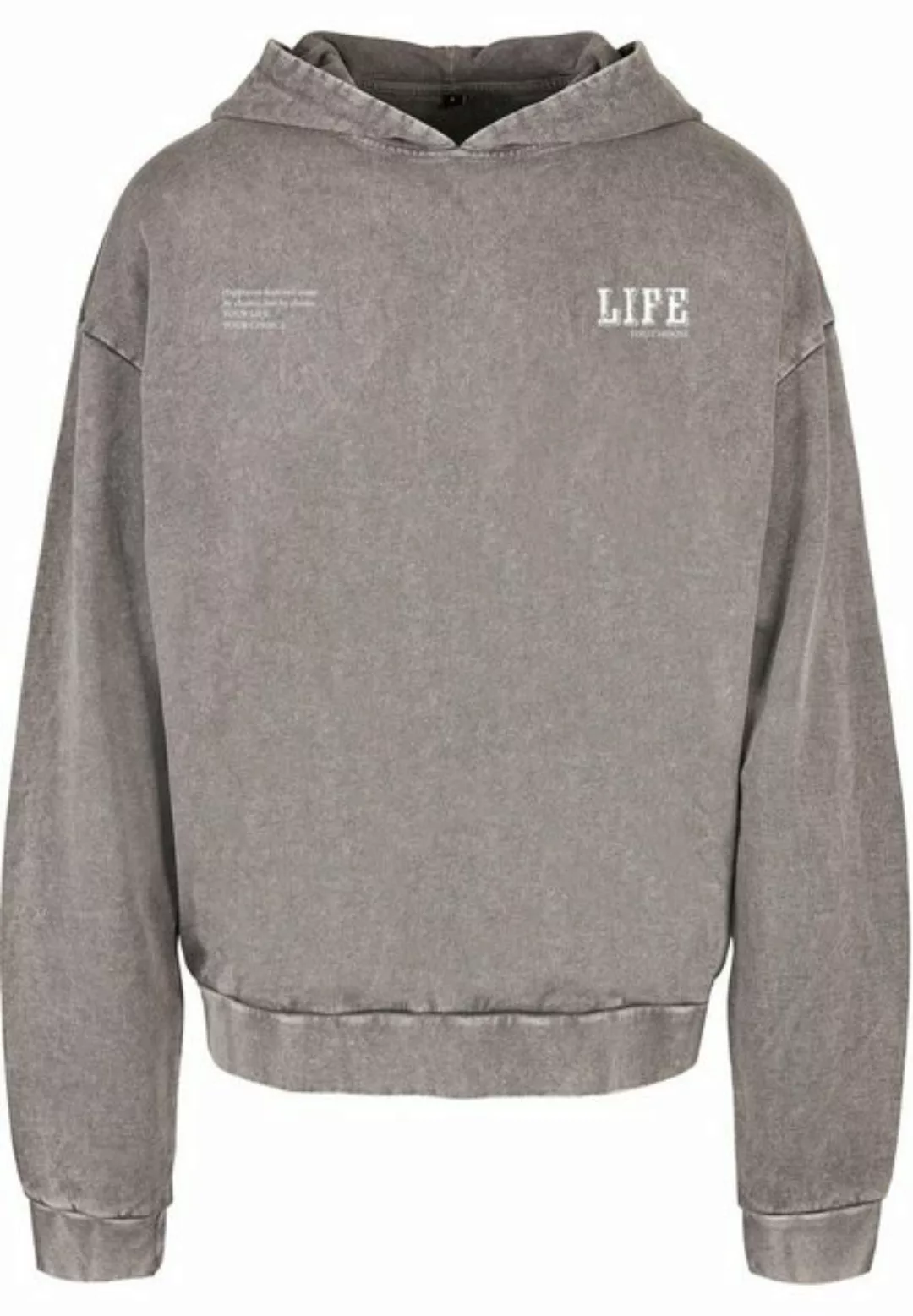 Merchcode Kapuzensweatshirt Merchcode Life Acid Washed Oversized Hoodie (1- günstig online kaufen