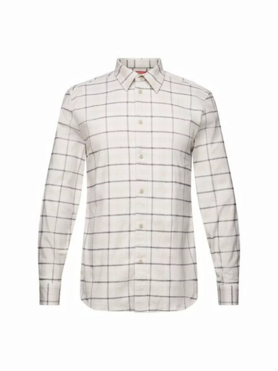 Esprit Collection Businesshemd Flanellhemd mit Karomuster günstig online kaufen