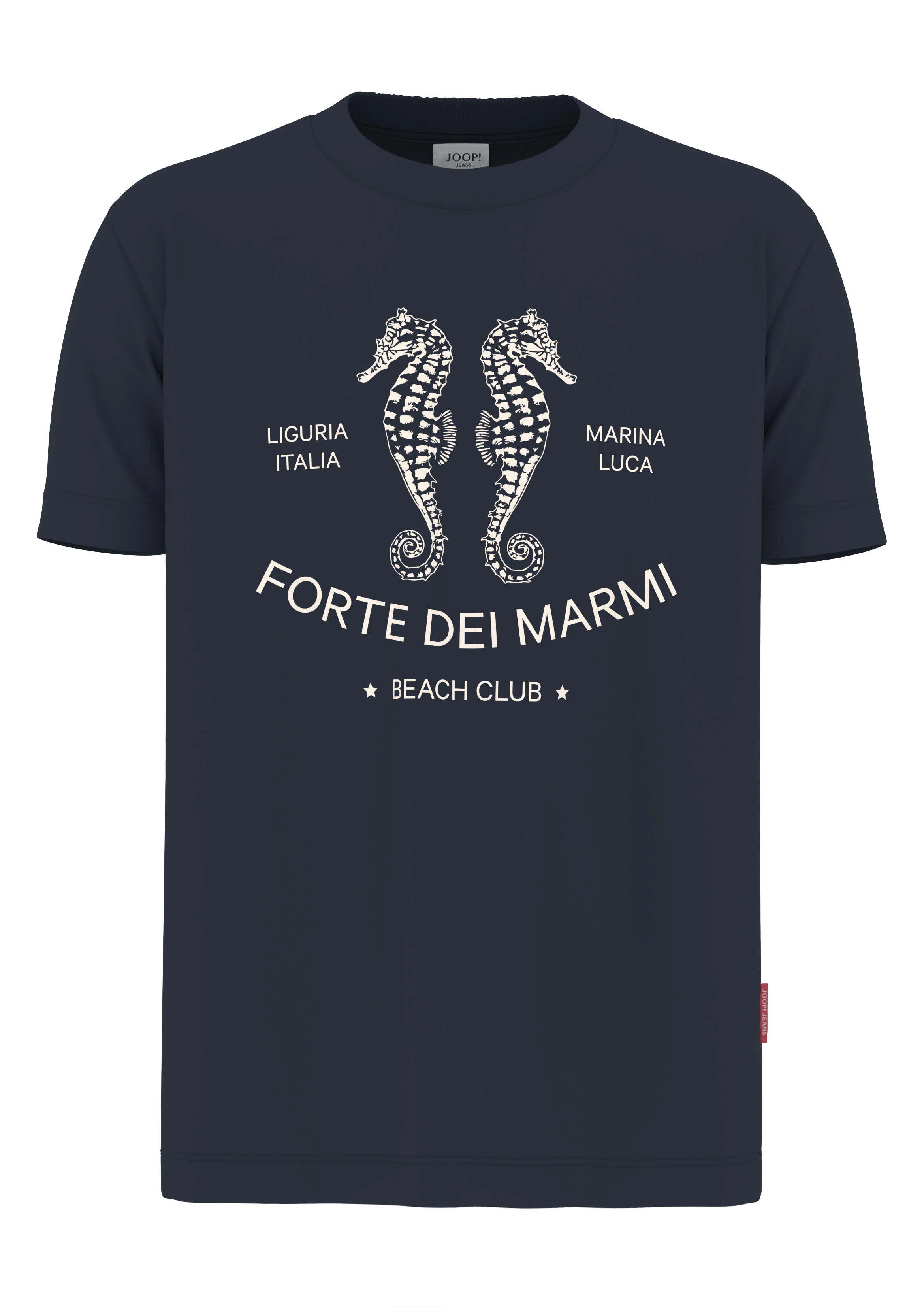 Joop Jeans Kurzarmshirt "Almir", Mit Italienprint günstig online kaufen