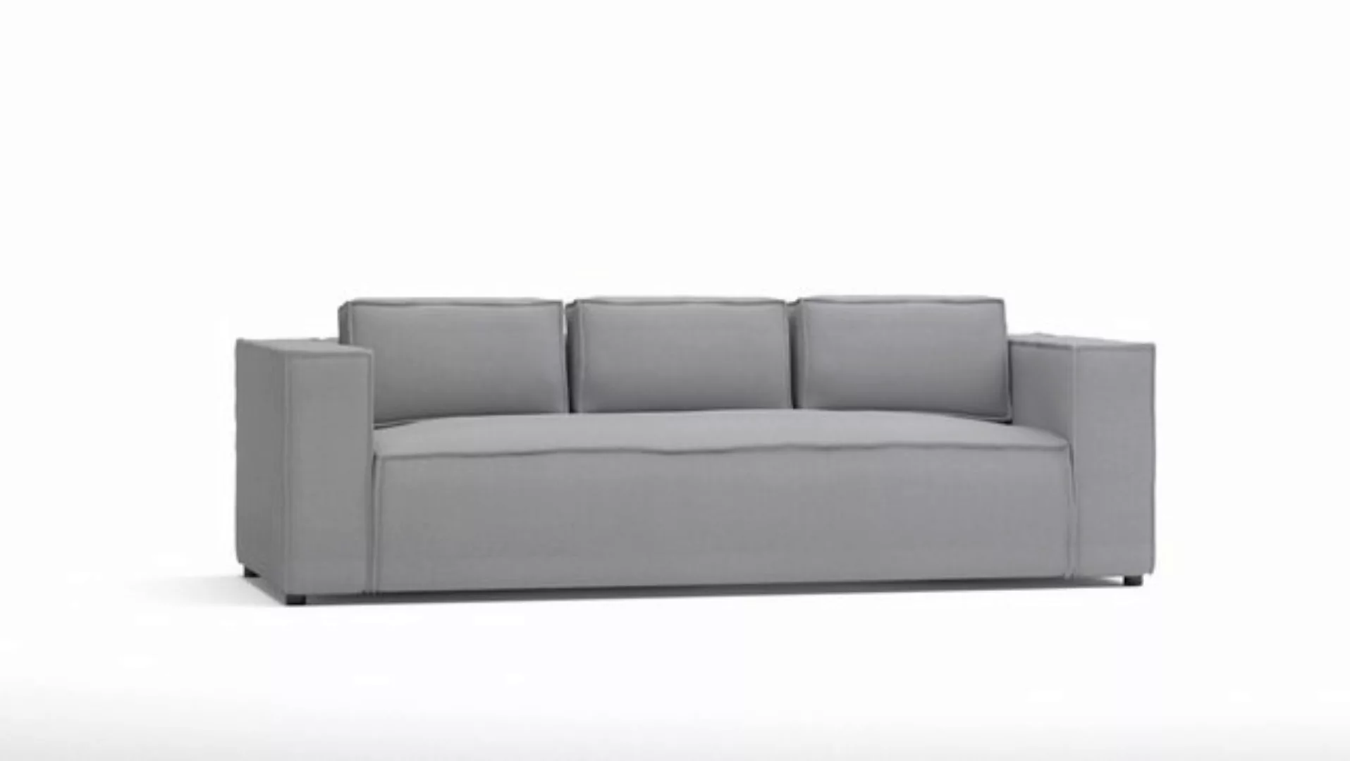 S-Style Möbel 3-Sitzer Modernes Sofa Renzo aus Luxusmicrofaser mit weichem günstig online kaufen