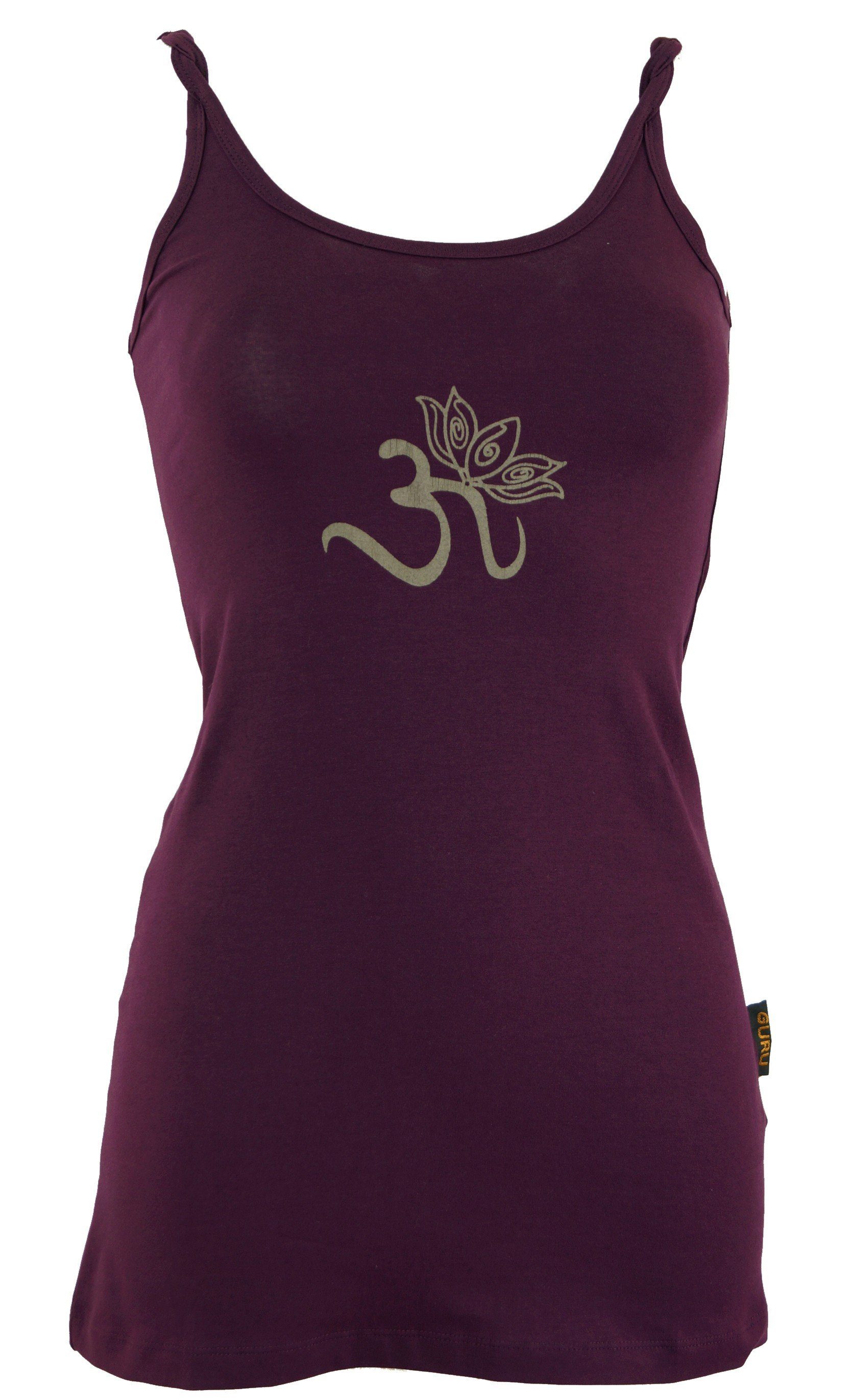 Guru-Shop T-Shirt Yoga-Top aus Bio-Baumwolle OM günstig online kaufen