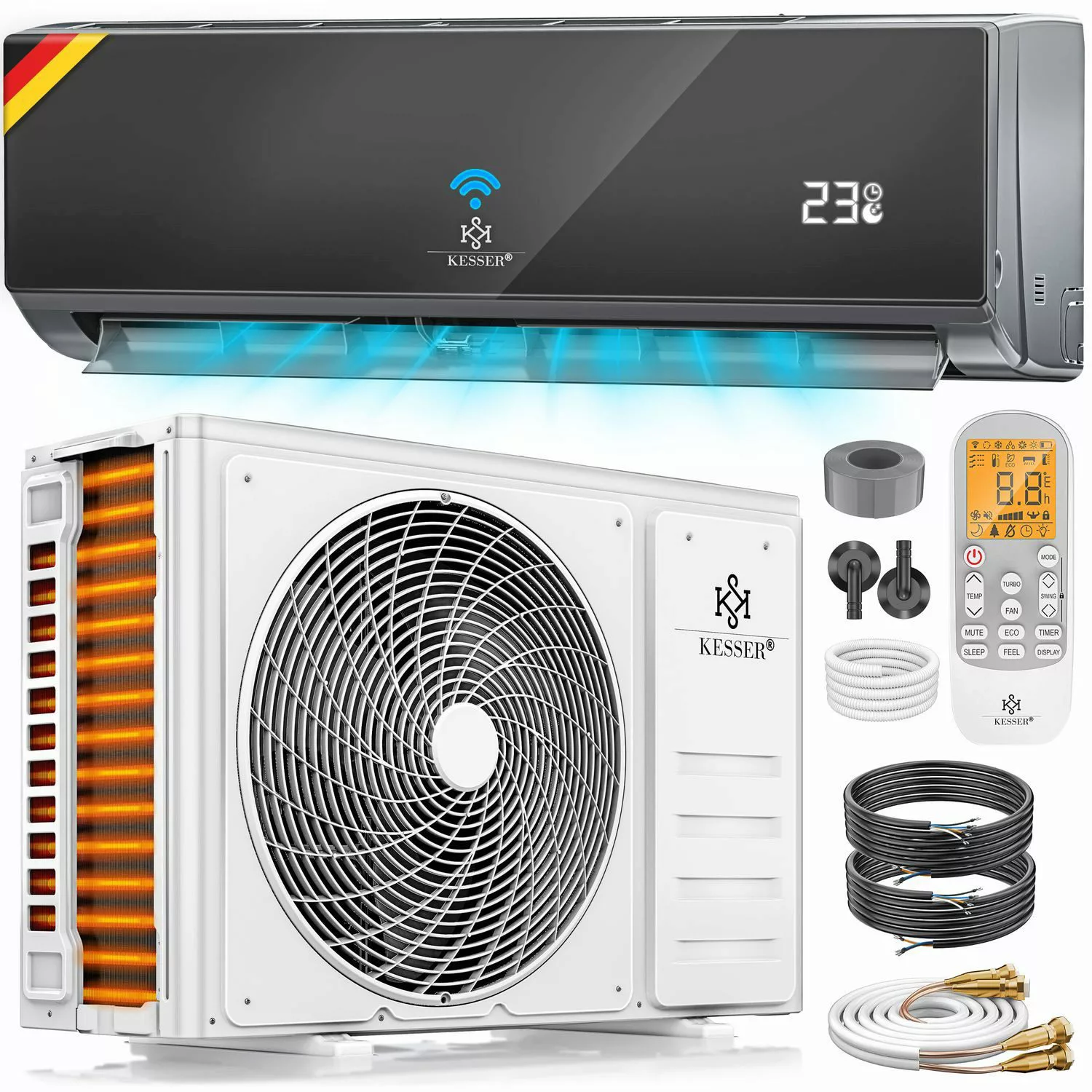 KESSER Split-Klimagerät Klimaanlage Set Split - günstig online kaufen