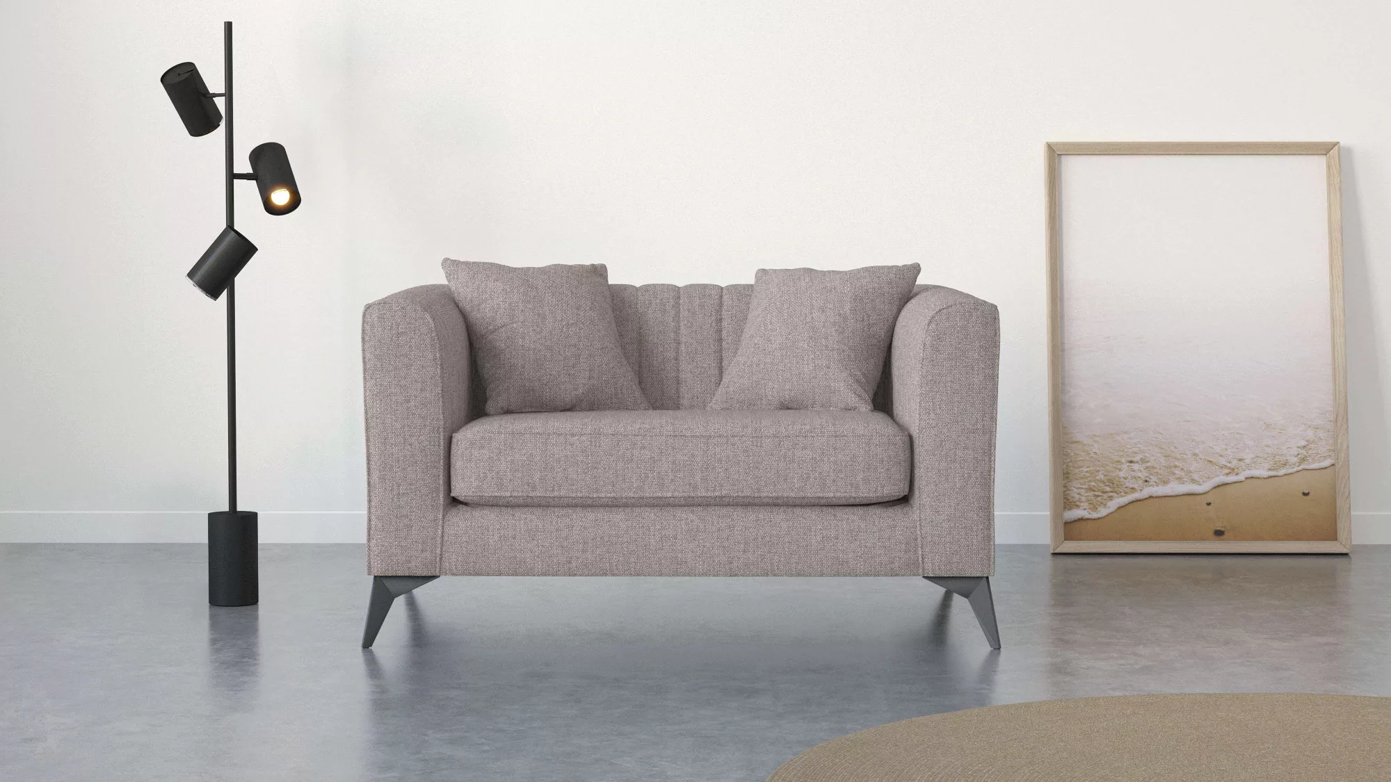 Places of Style Loveseat "MATTHEW B/T/H: 130/86/74 cm" günstig online kaufen