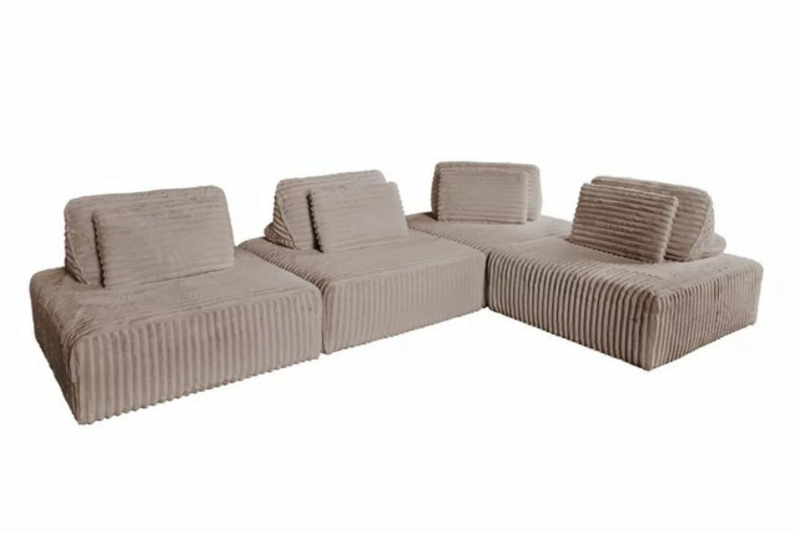 KAWOLA Sofa WIOLO SOFT, Modulsofa Weicher Breitcord, versch. Ausführungen u günstig online kaufen