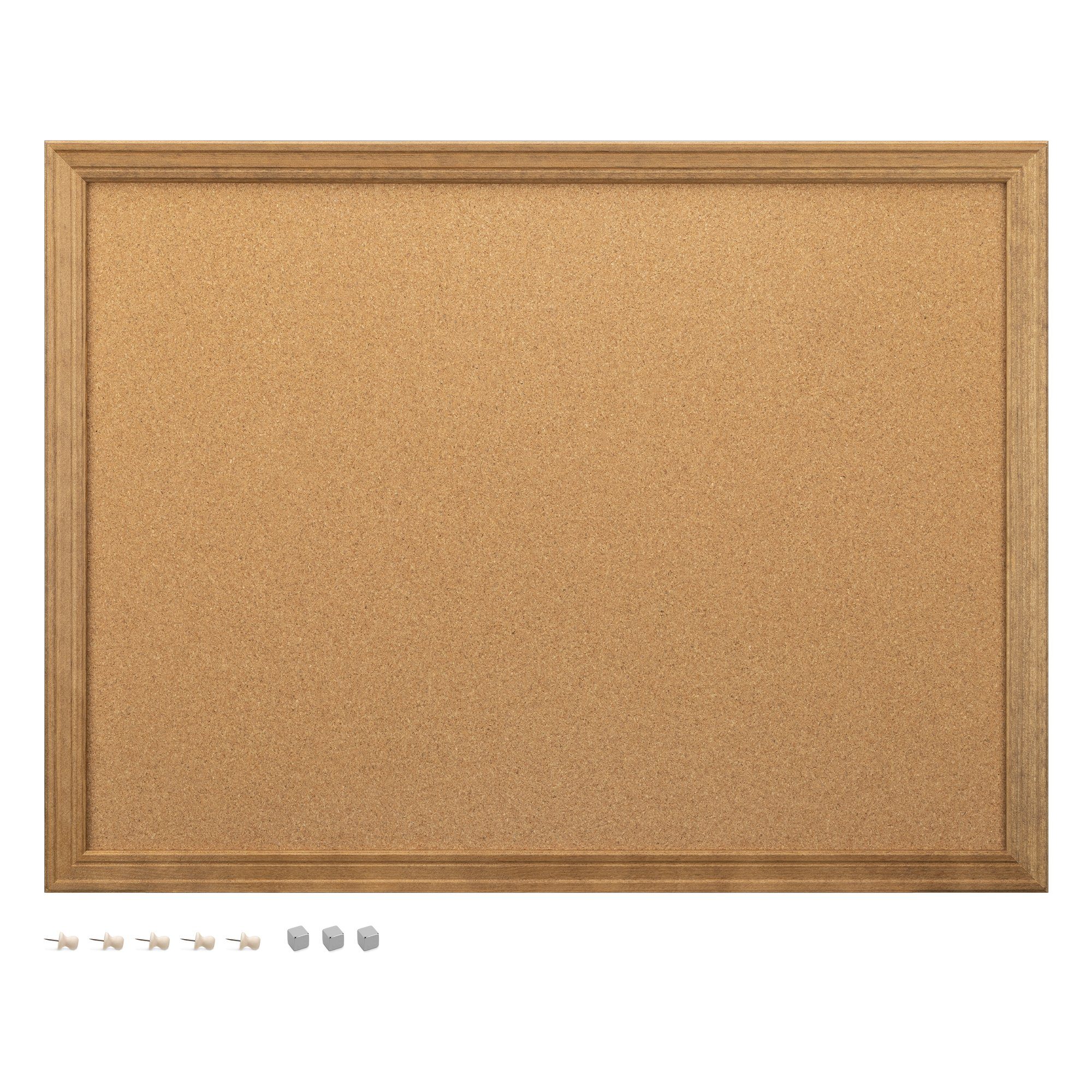 Navaris Memoboard Magnetische Kork Pinnwand 60x45cm günstig online kaufen