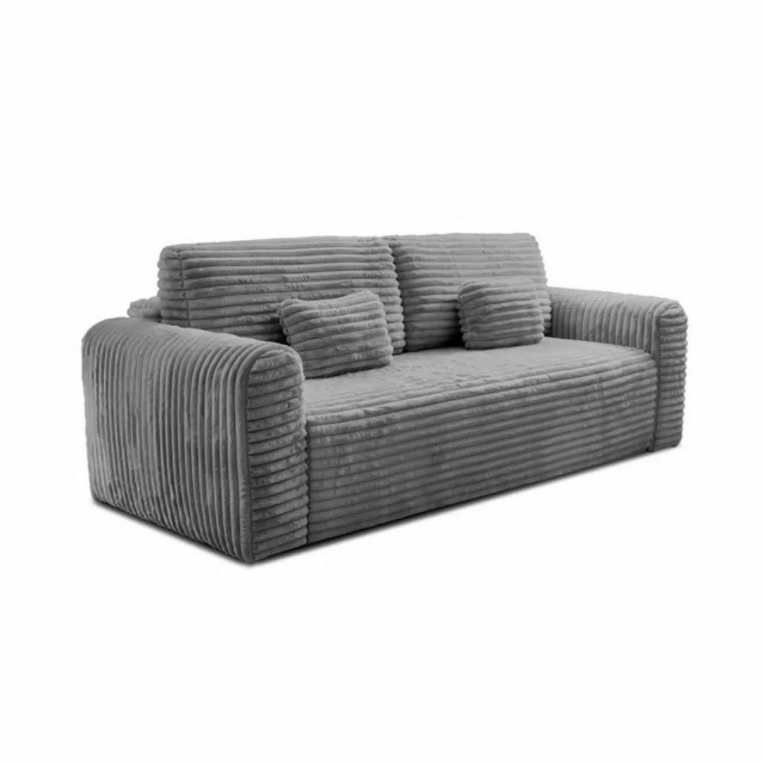 Fun Möbel 3-Sitzer Schlafsofa Designersofa Sofa GWEN in Stoff Vito, inkl. 2 günstig online kaufen