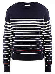 Rundhals-Pullover aus 100% SUPIMA-Baumwolle Peter Hahn mehrfarbig günstig online kaufen