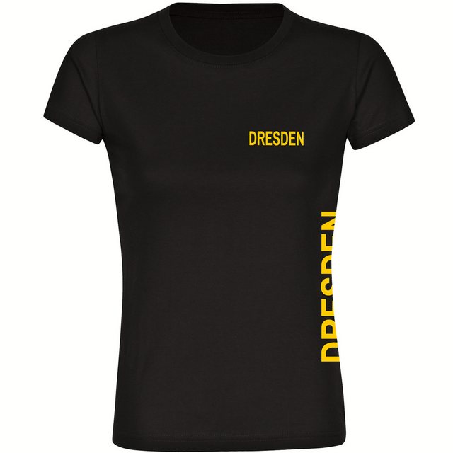 multifanshop T-Shirt Damen Dresden - Brust & Seite - Frauen günstig online kaufen