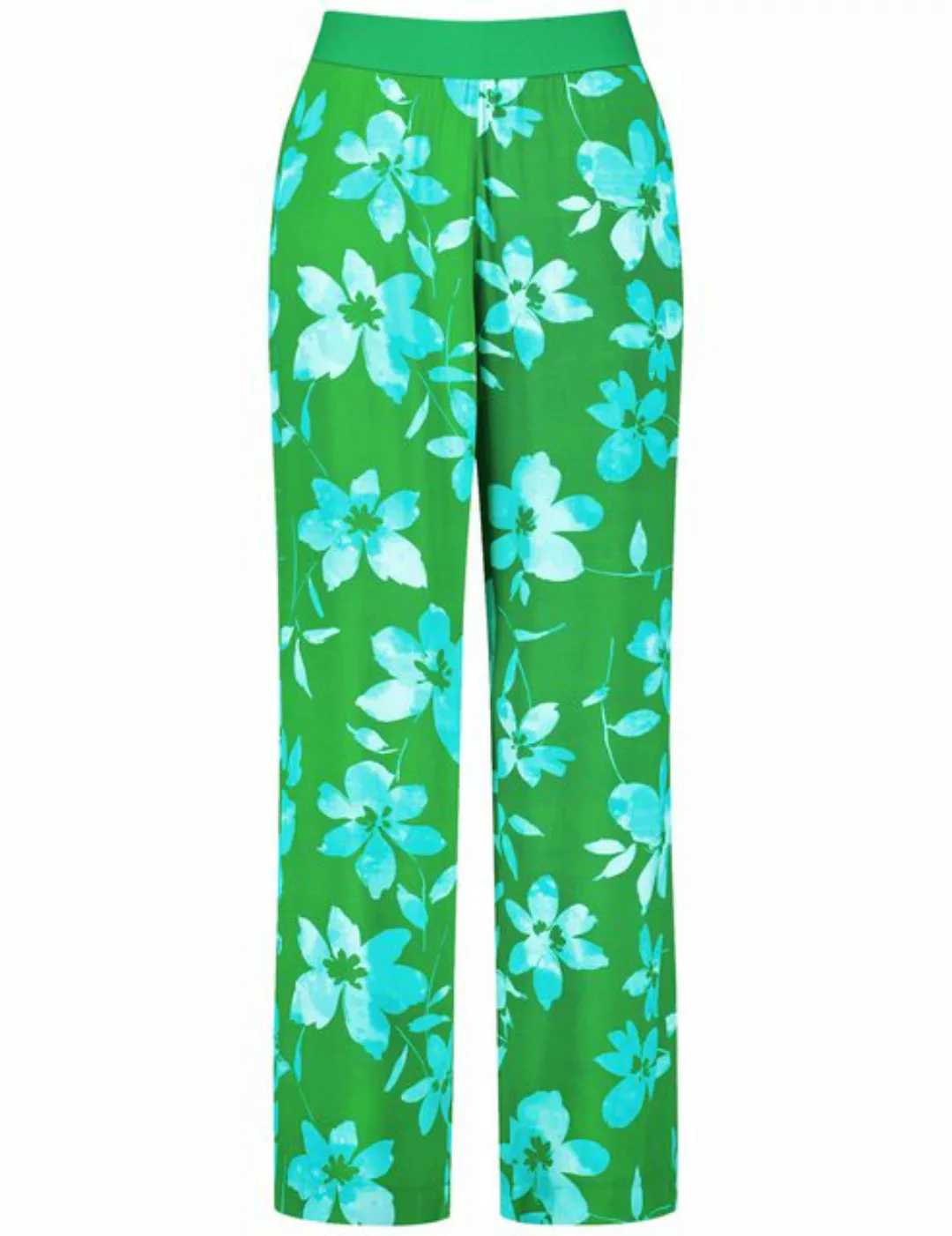 Samoon Stoffhose Palazzohose mit Floral-Print günstig online kaufen