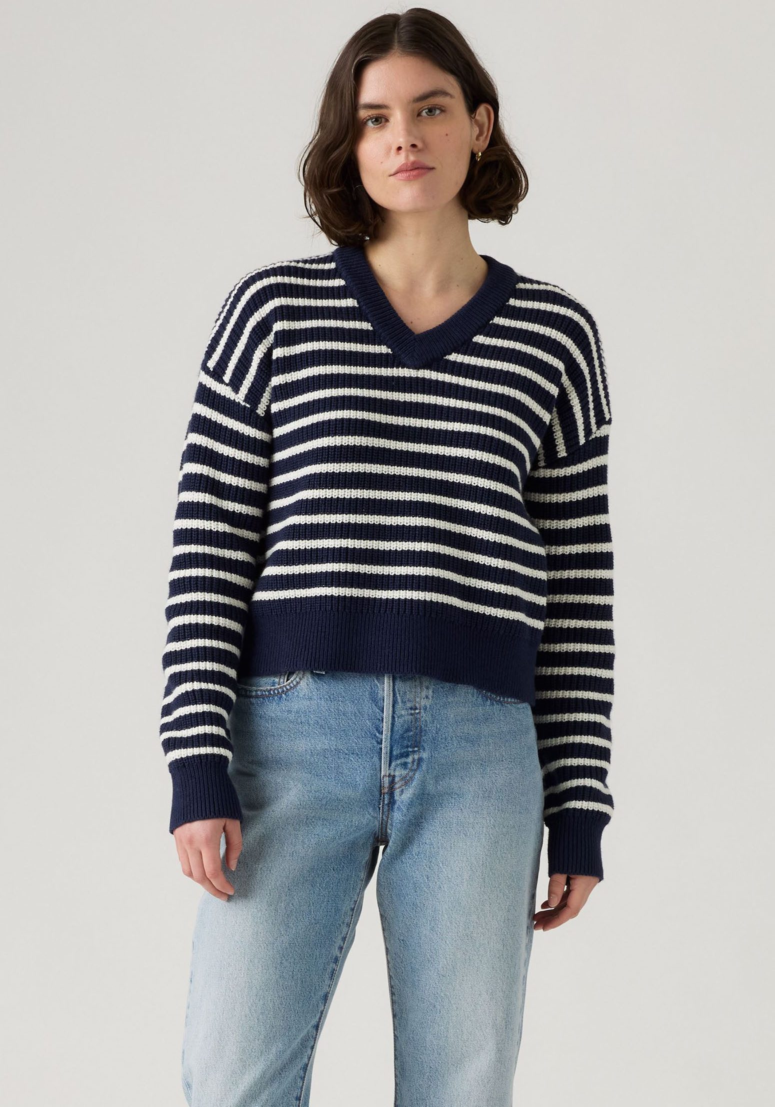 Levi's® Strickpullover REESE VNECK SWEAT mit günstig online kaufen