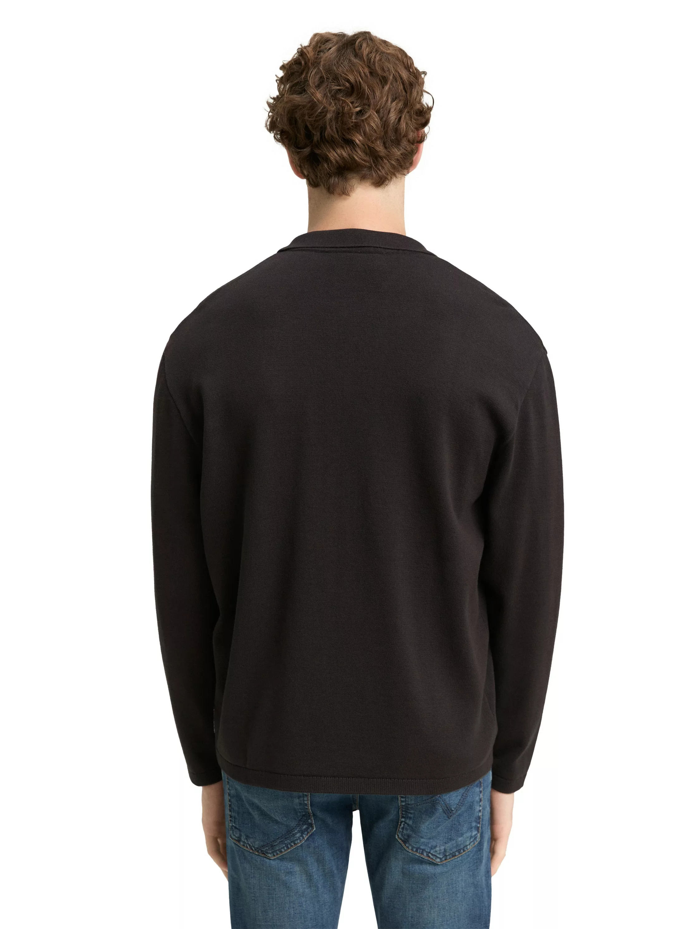 TOM TAILOR Denim Strickpullover, mit Reißverschluss günstig online kaufen