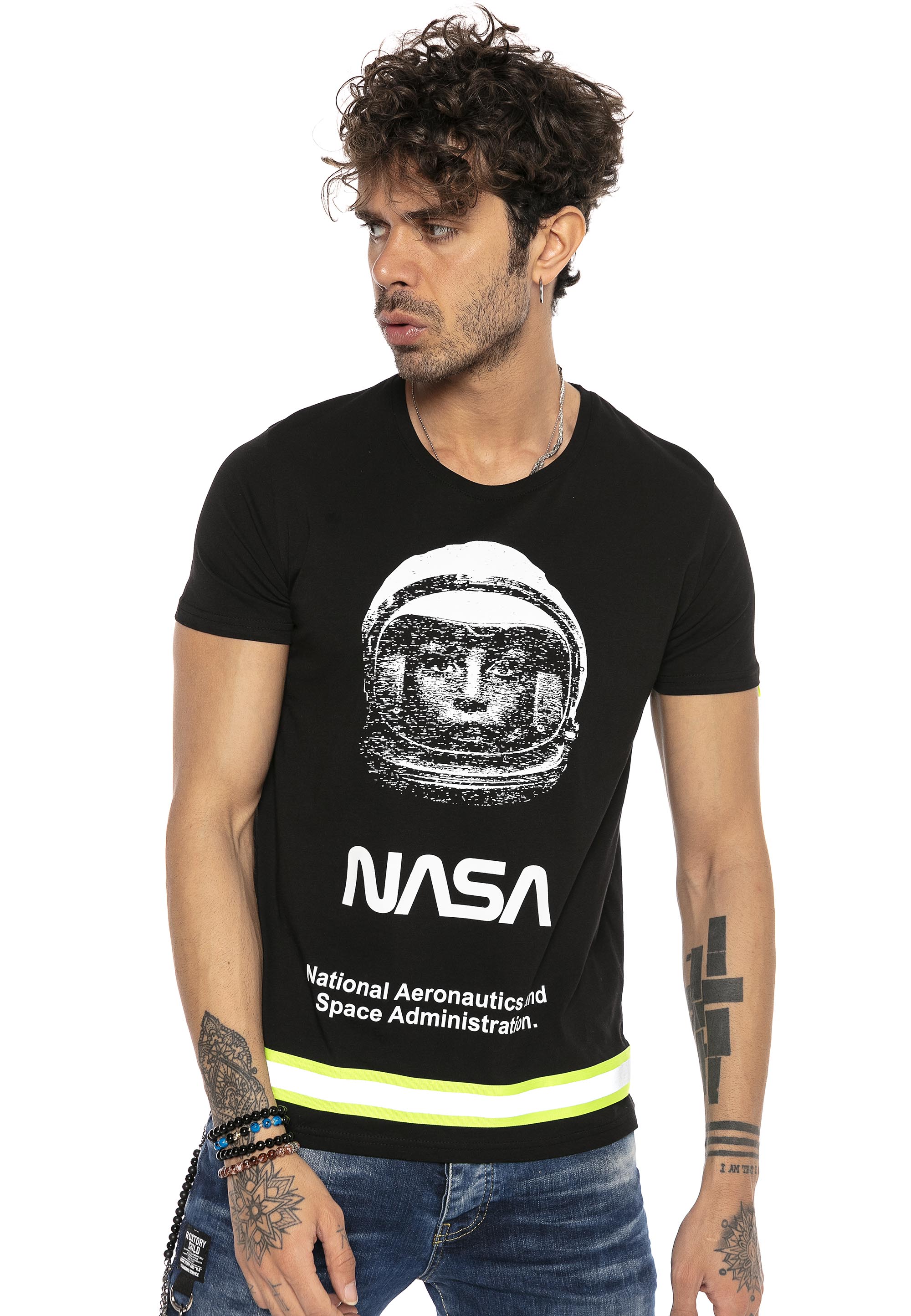 RedBridge T-Shirt "Visalia", mit modischem NASA-Print günstig online kaufen