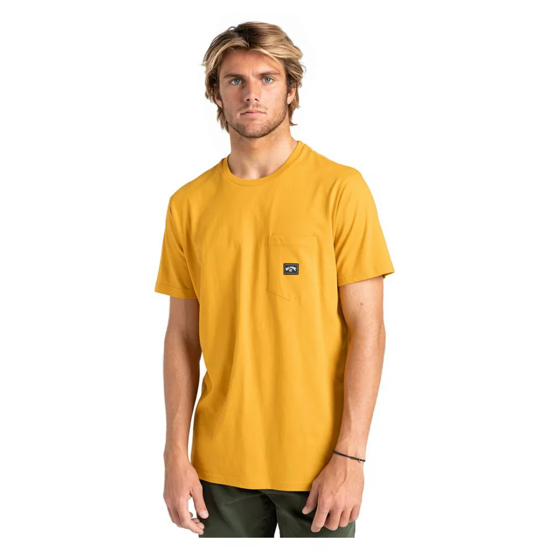 Billabong Stacked Kurzärmeliges T-shirt M Mustard günstig online kaufen