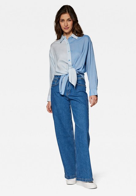 Mavi Langarmbluse TWO COLORED SHIRT Maviterranean Bluse günstig online kaufen