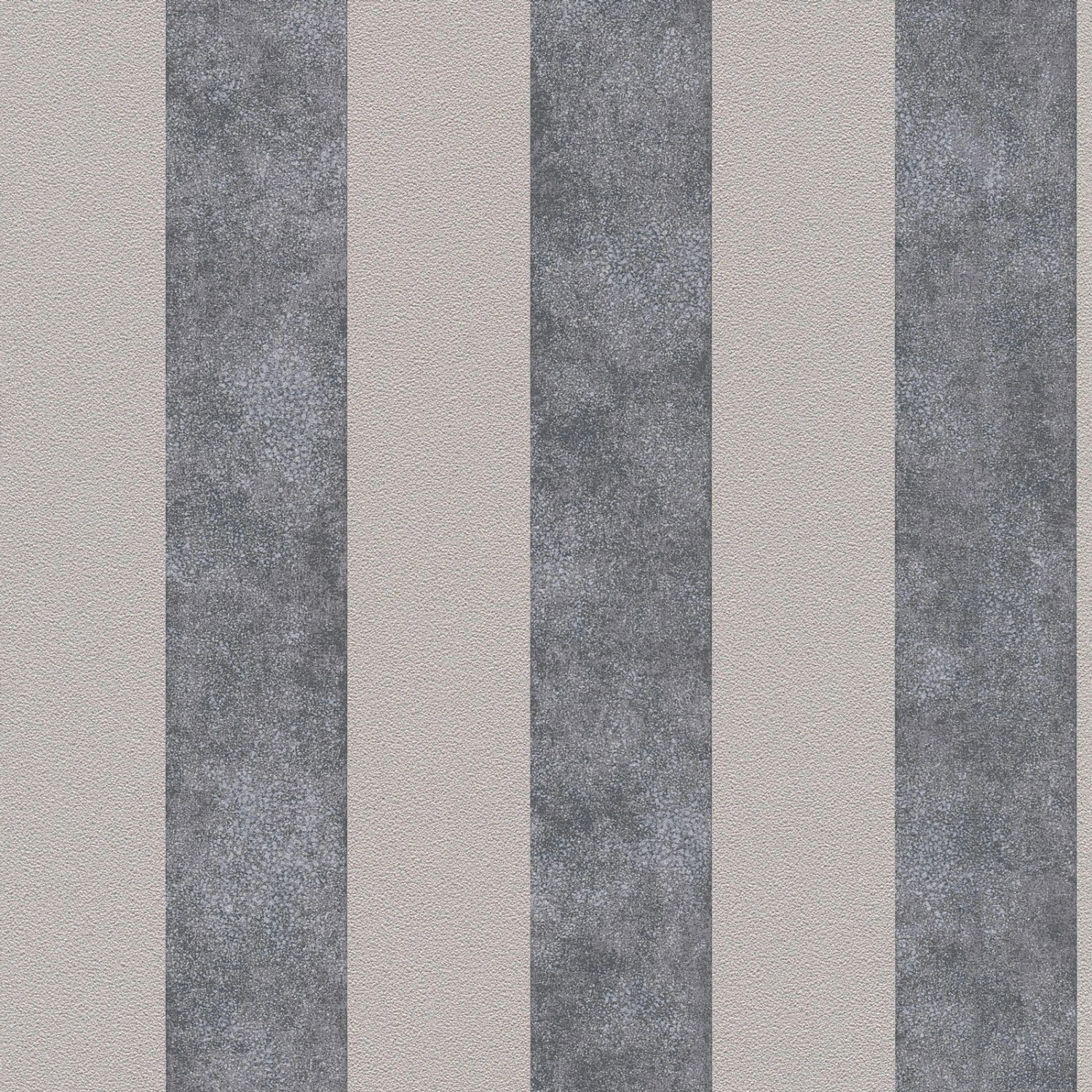 Bricoflor Blockstreifen Tapete in Grau und Beige Klassische Wandtapete mit günstig online kaufen