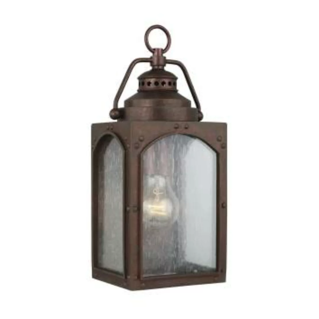 Wandlampe außen IP44 in Kupfer antik Rustikal Vintage günstig online kaufen