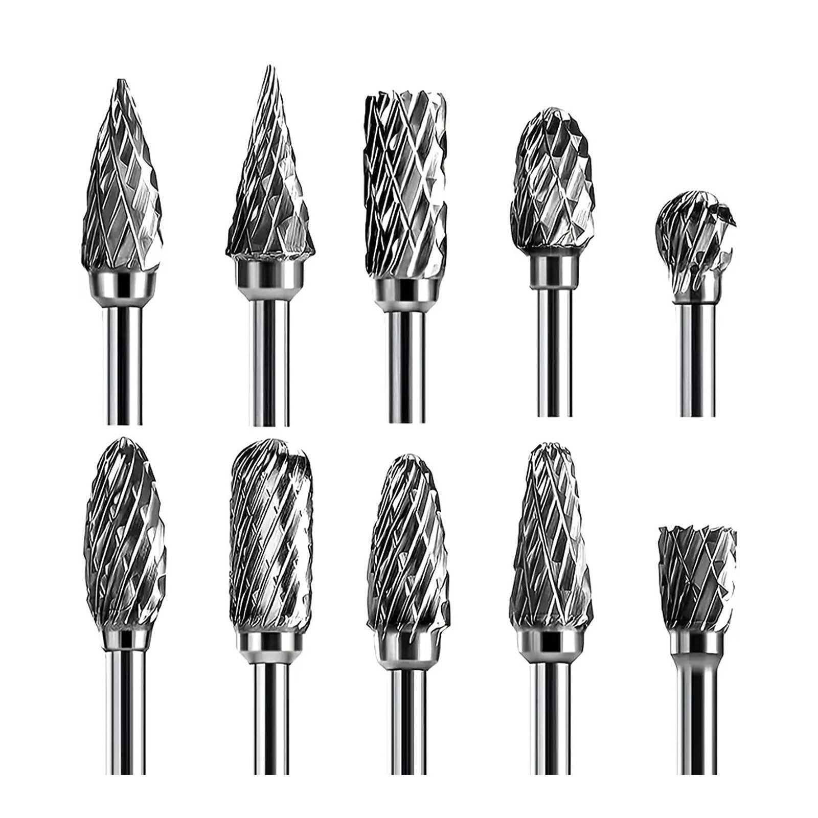 Hikity Fräser-Set Hartmetall Frässtifte,3 mm Schaft günstig online kaufen