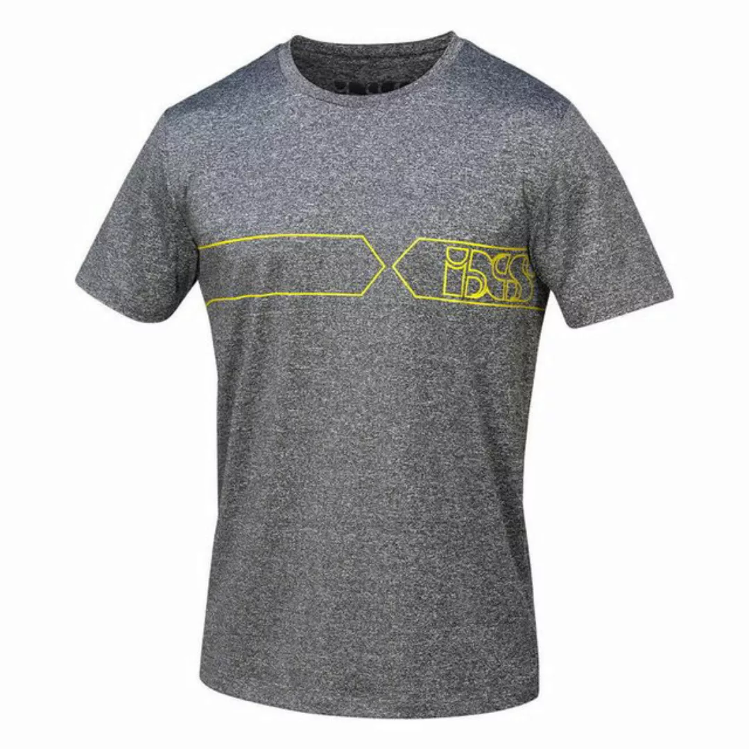 IXS T-Shirt iXS Team T-Shirt Function - grau-gelb fluo L (1-tlg) günstig online kaufen