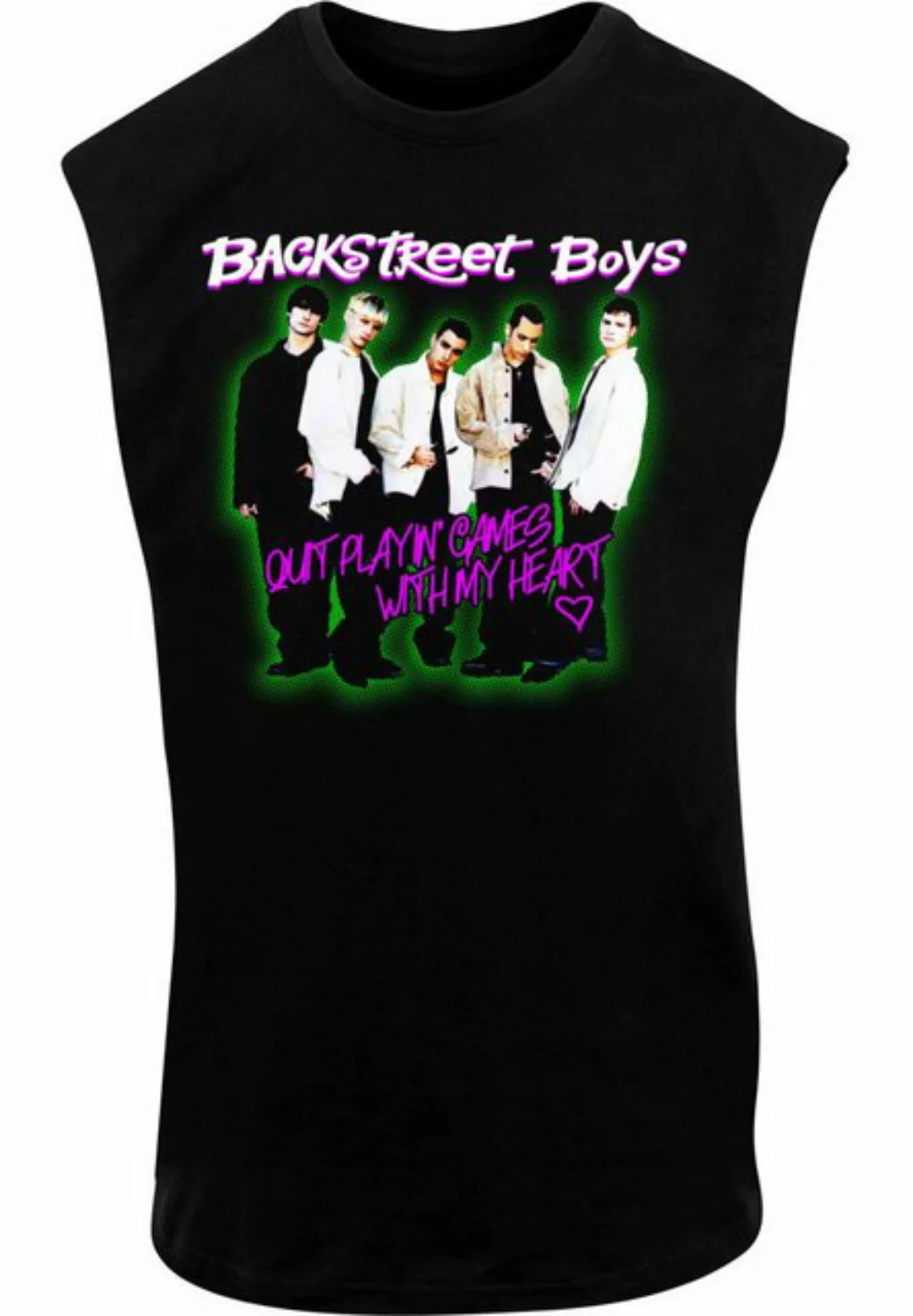 Merchcode Tanktop Merchcode Backstreet Boys - Playing Games Sleeveless Tee günstig online kaufen