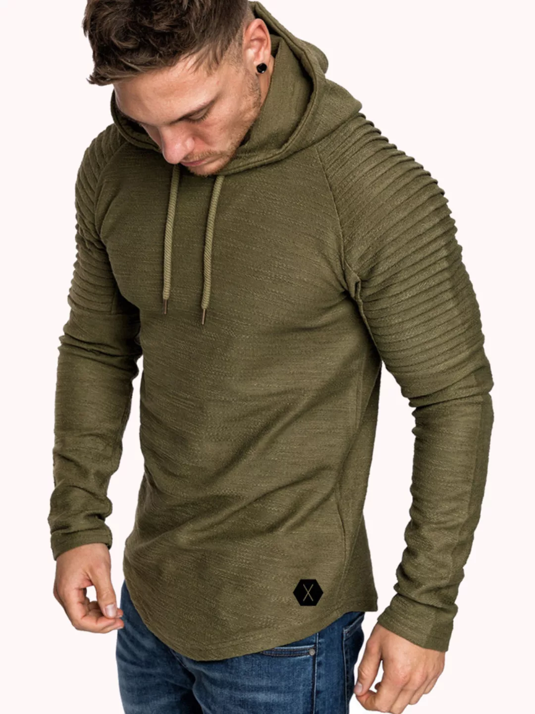 Kapuzenpullover Slim Fit günstig online kaufen