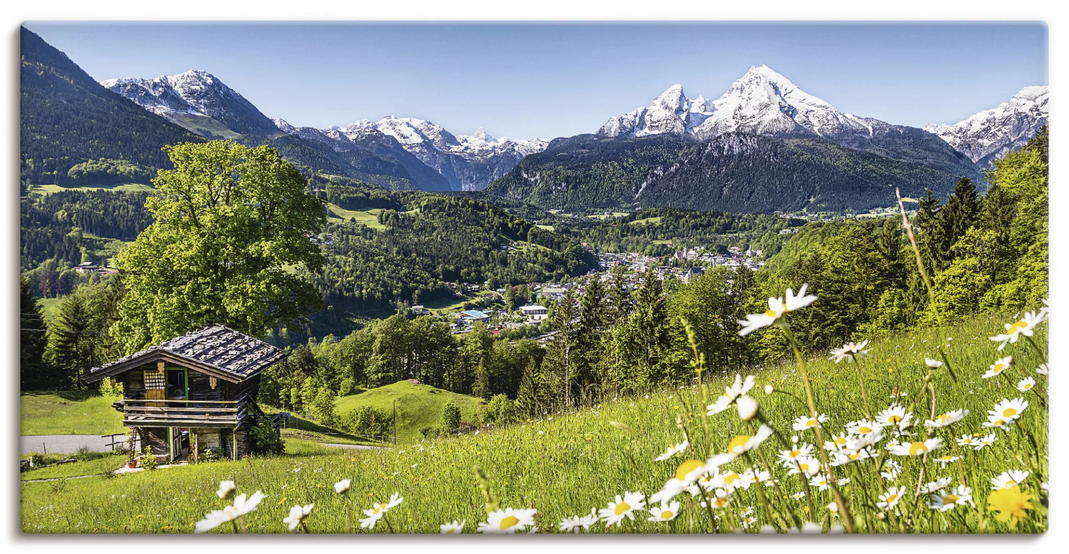 Artland Wandbild »Landschaft in den Bayerischen Alpen«, Berge, (1 St.), als günstig online kaufen