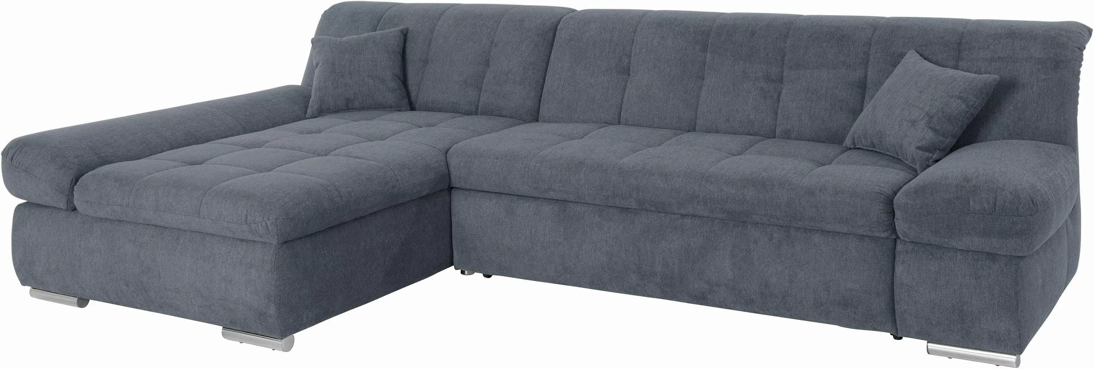 DOMO collection Ecksofa "Mona L-Form", wahlweise mit Bettfunktion günstig online kaufen