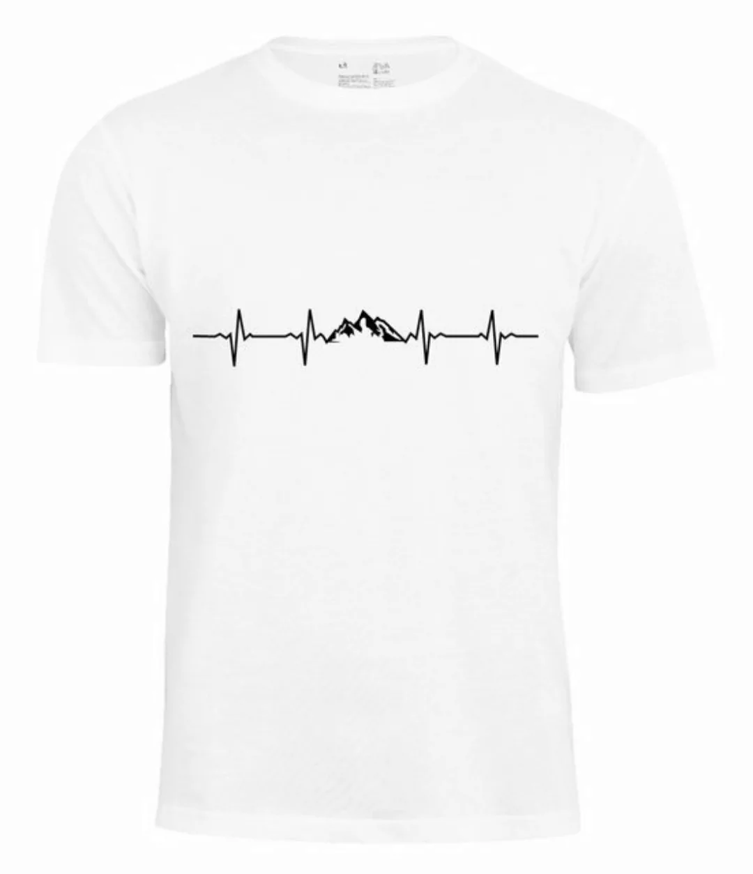 Cotton Prime® T-Shirt "Pulsschlag Berge günstig online kaufen